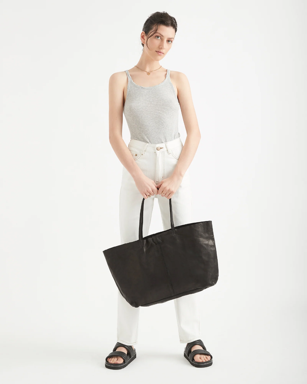 Classic Unlined Tote - Black