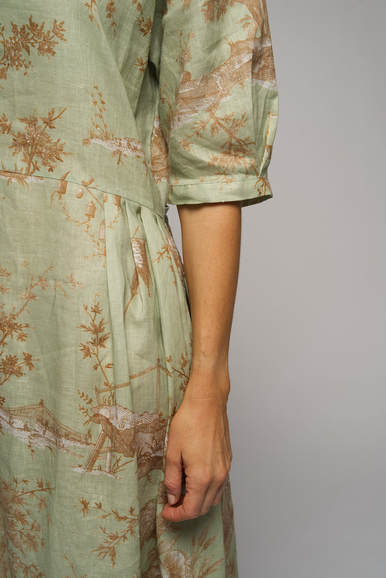 Toile Dress - Green