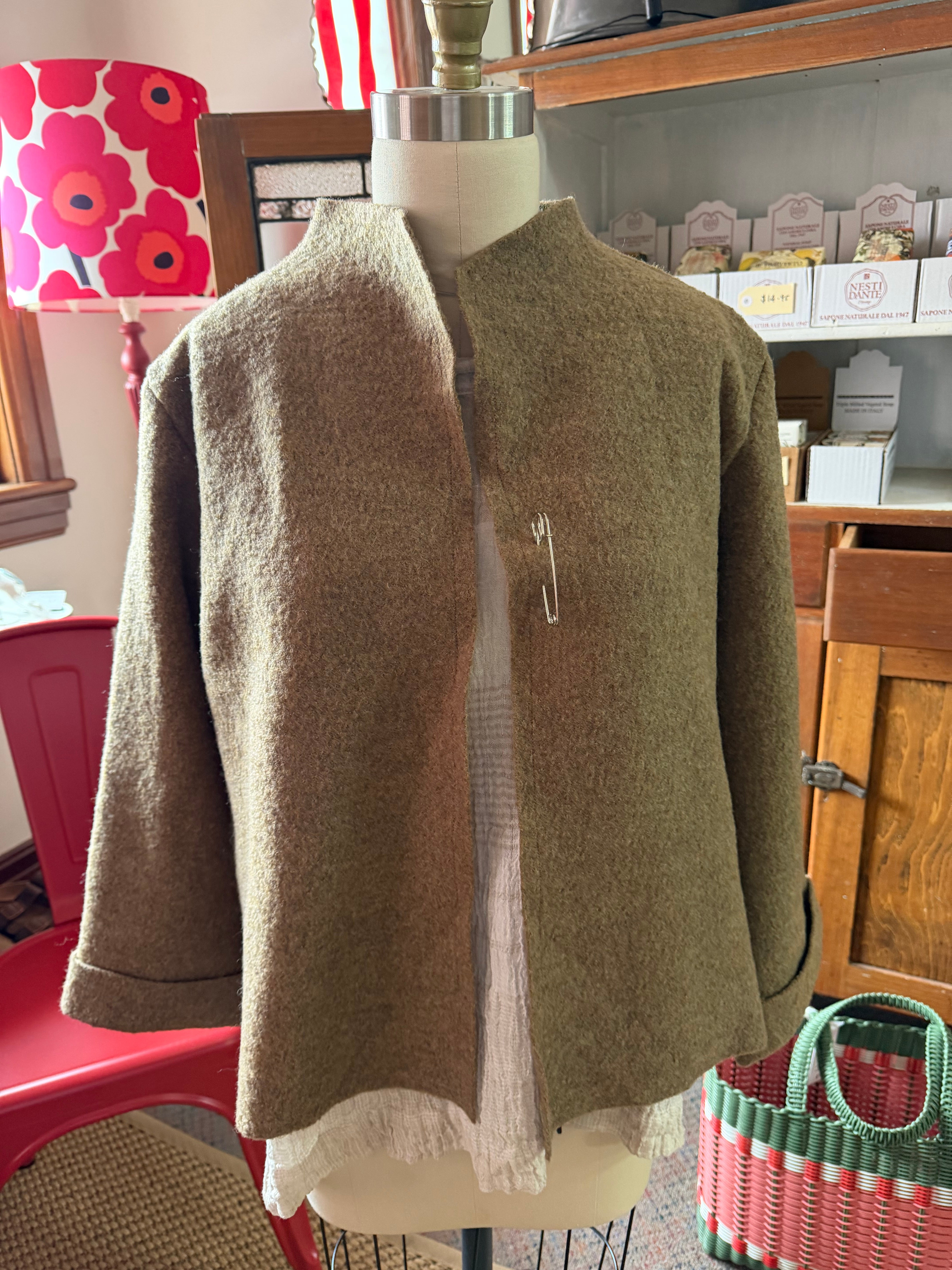 Dulcie wool Jacket - Taupe