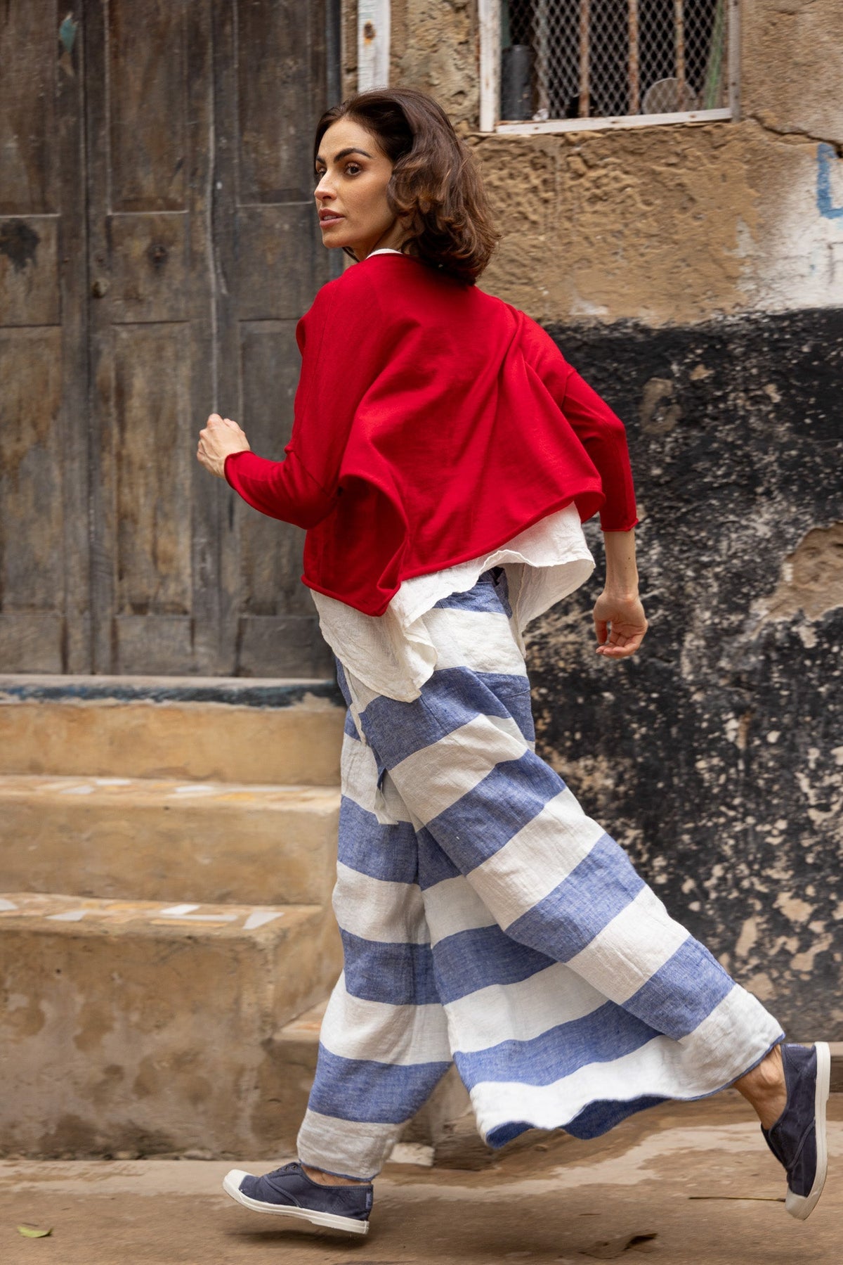 Emi Wool Jumper - red