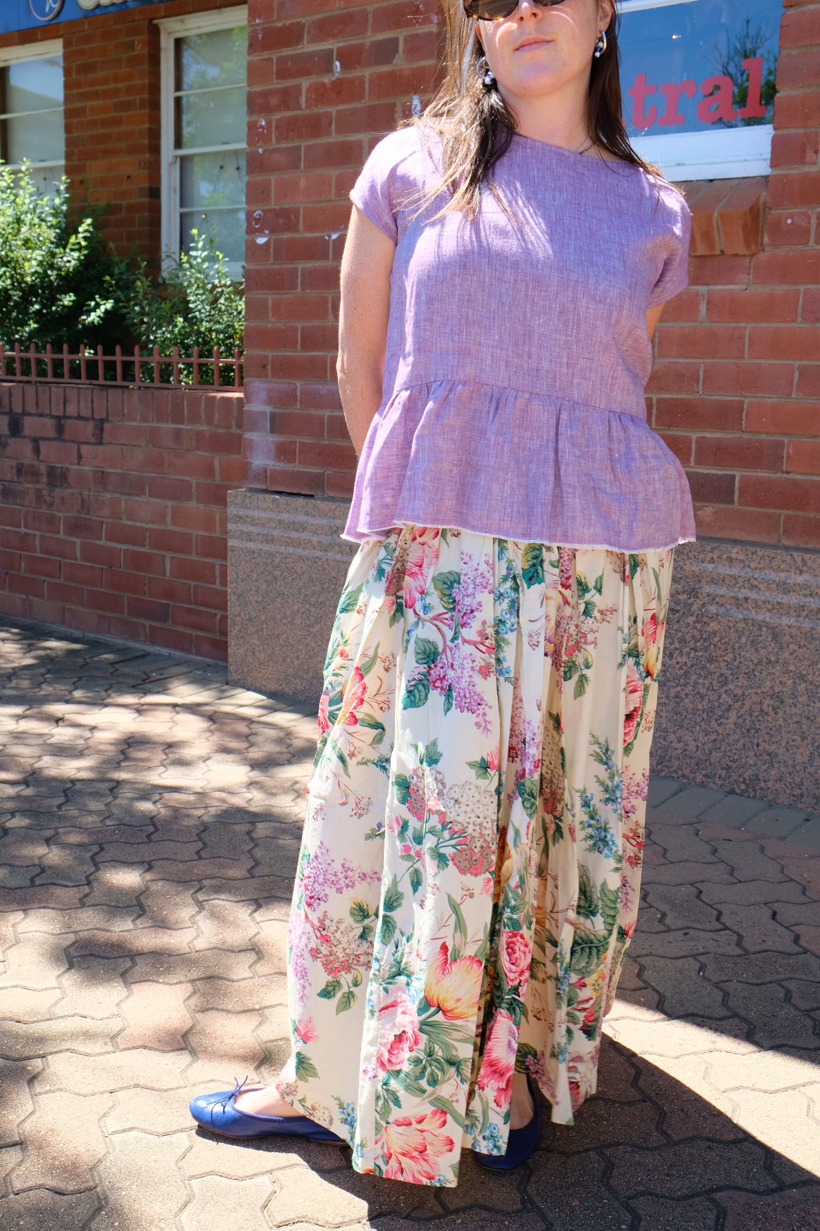 Ulla Skirt in Bouquet Print