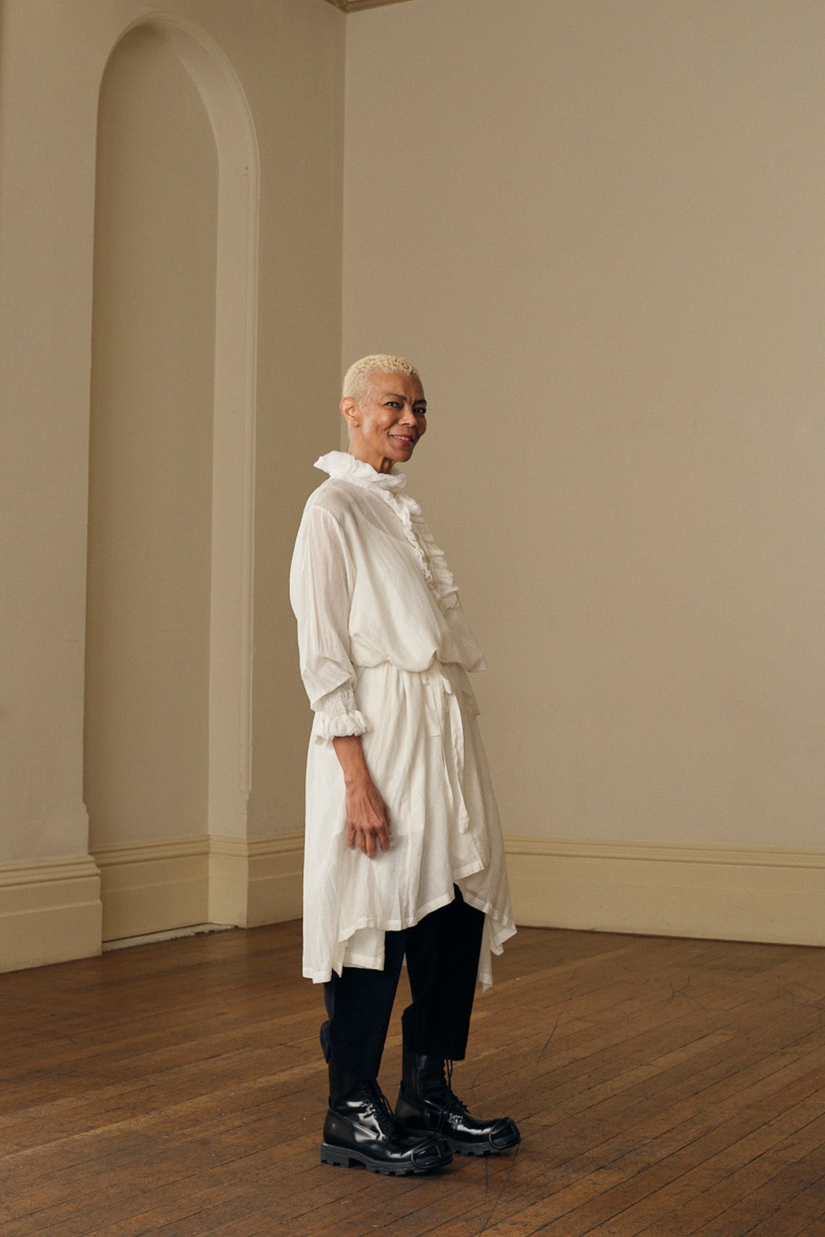 Odile Tunic - Silk Cotton navy