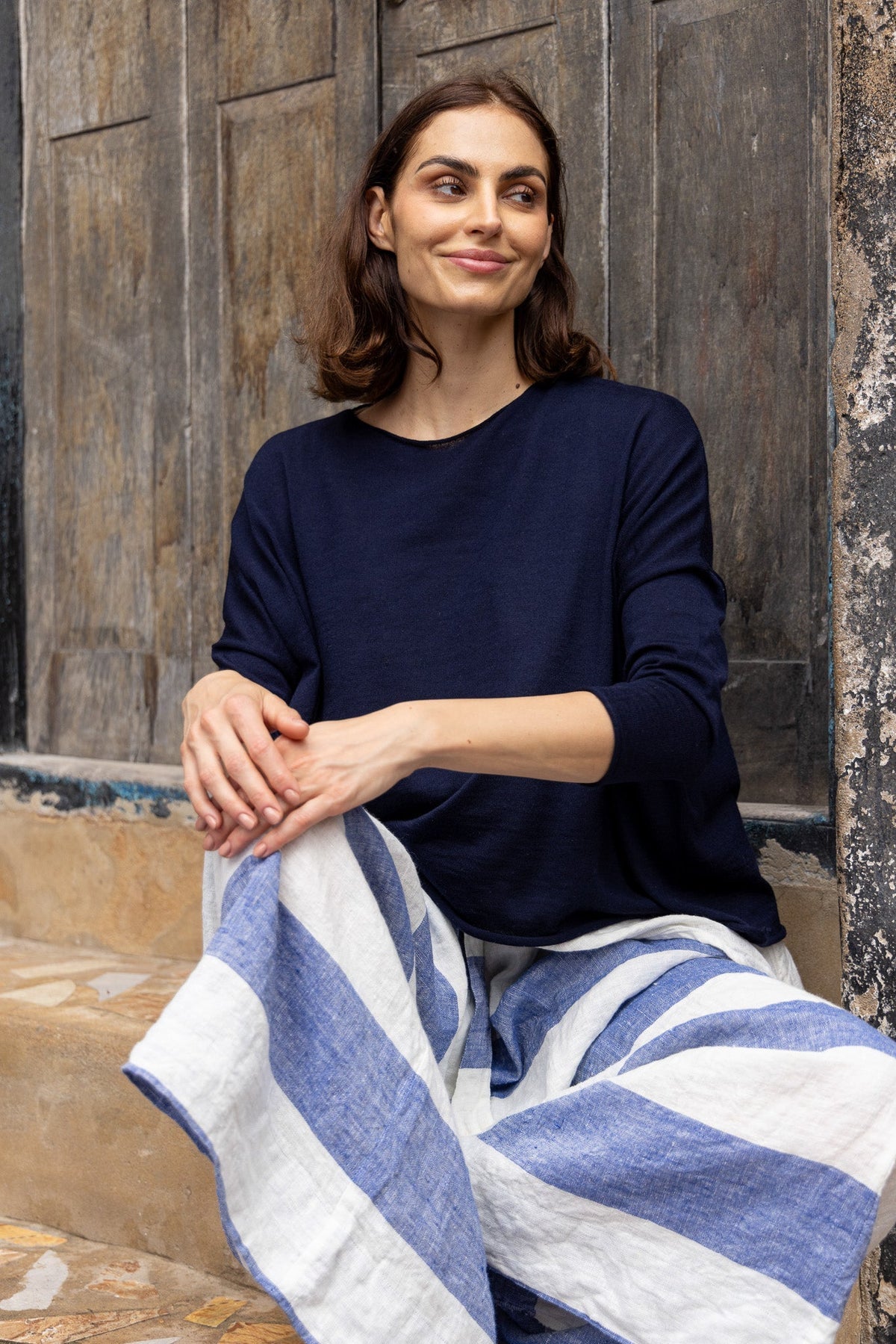 Emi Wool Jumper - indigo