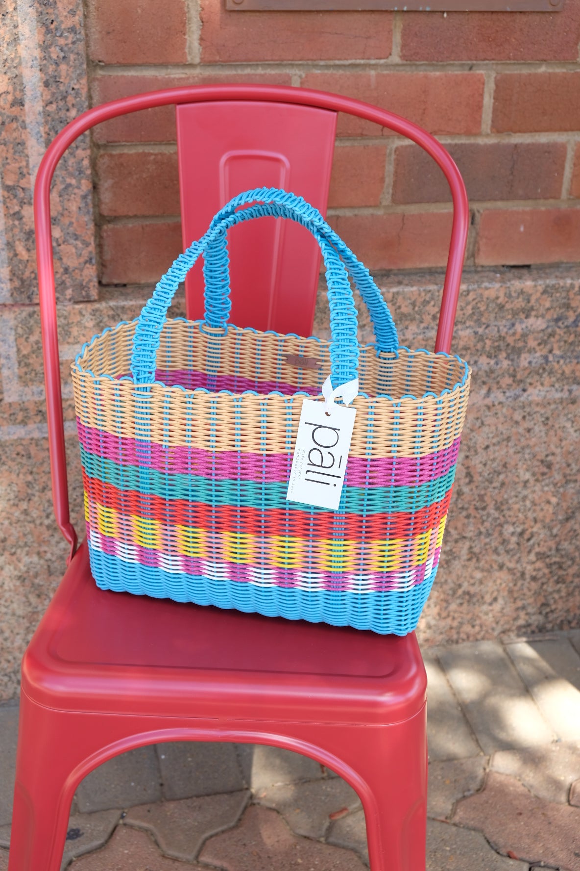 Pali Stripe Aqua Bag - Small