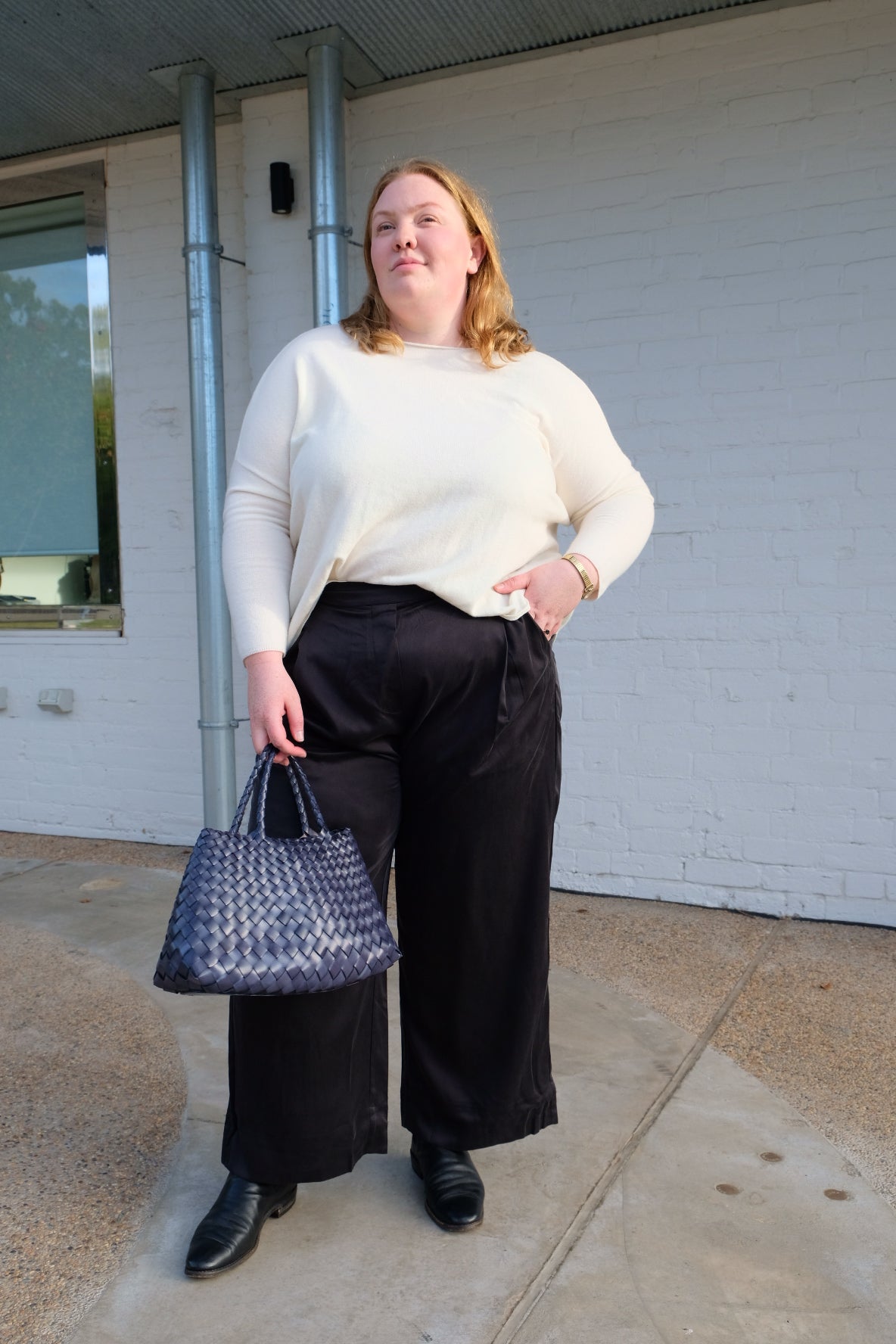 Olivia Lambswool Jumper - Milk