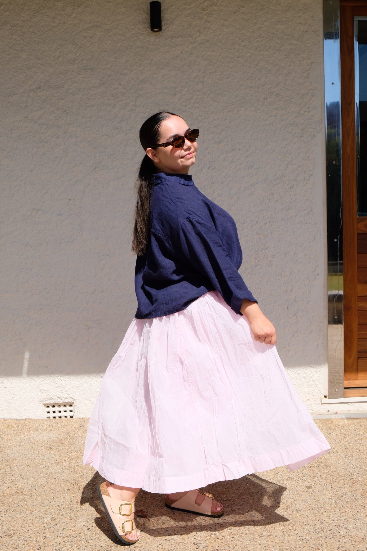 Nyx Tutu Skirt Long - Cotton Organdy - Pink