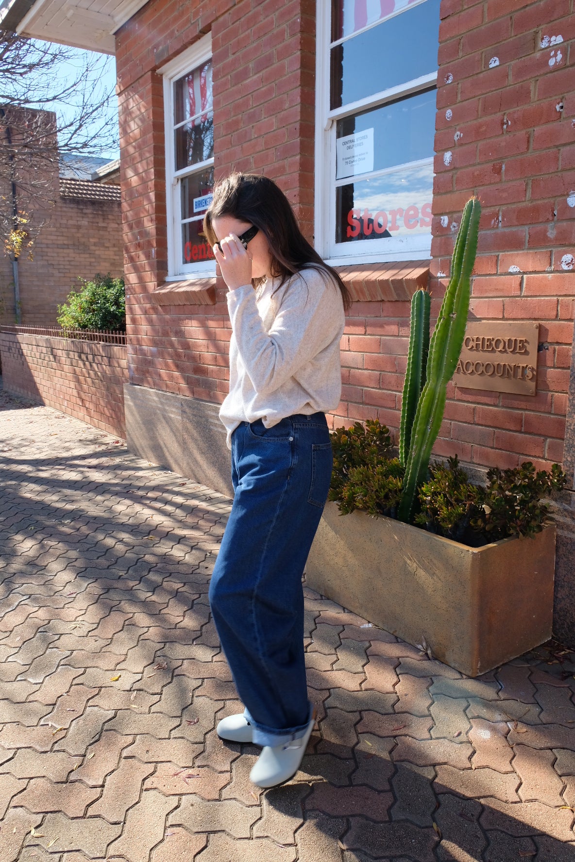 Wide Leg Jean HERITAGE BLUE