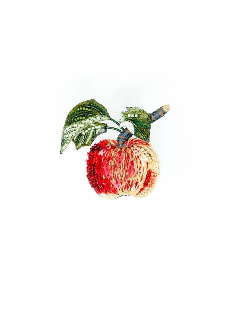 Apple brooch