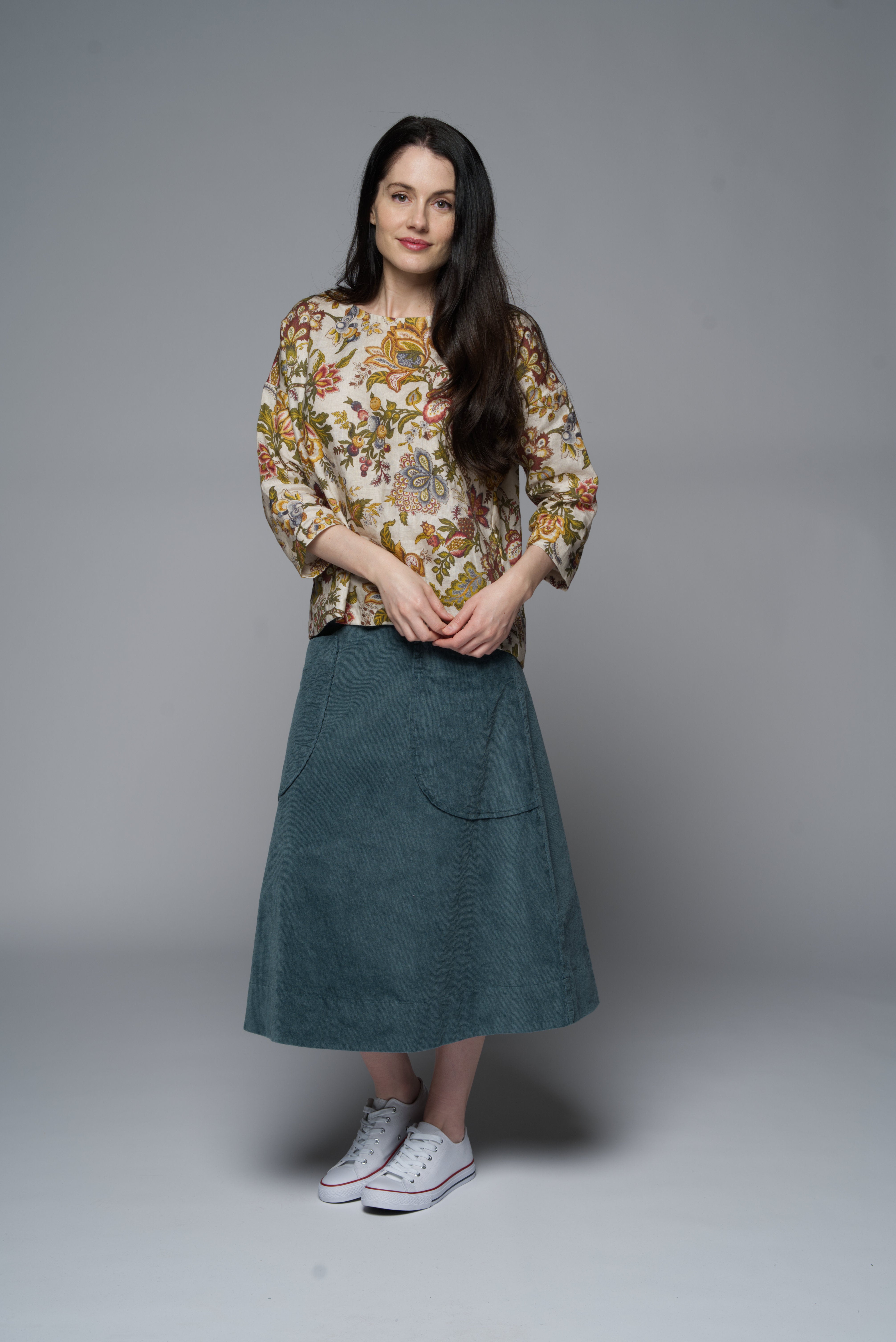 Prada cord skirt - Slate