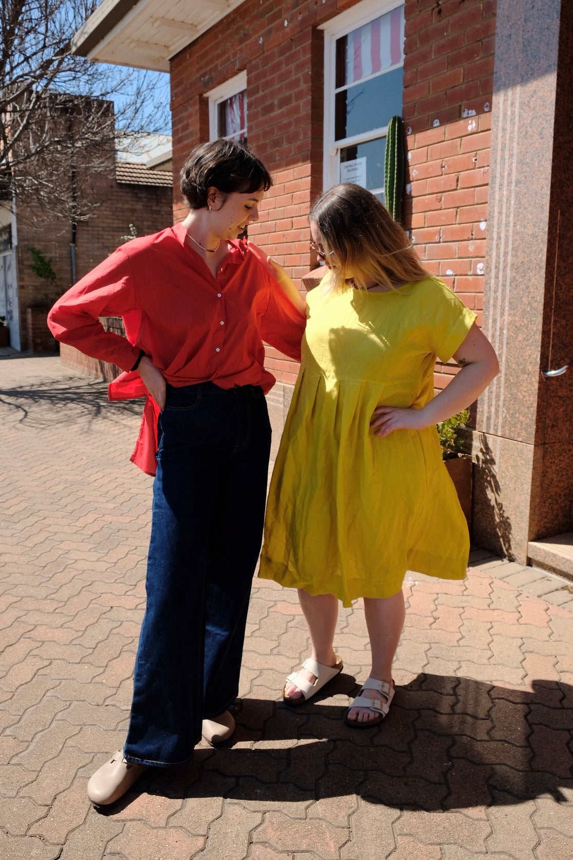 Sibella linen dress - Daffodil