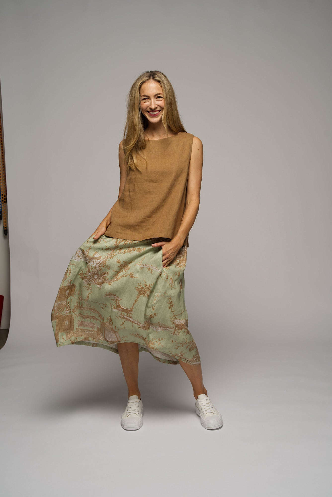 Toile Skirt - green