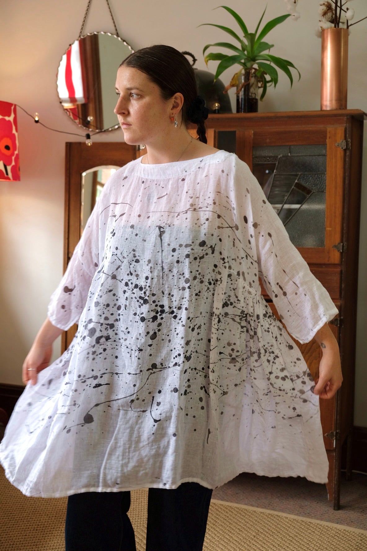 Tunic in Splash Print