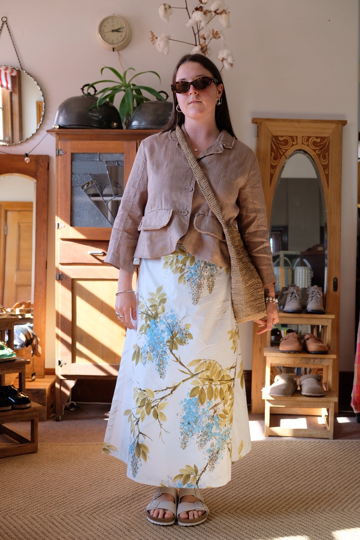 Wisteria Skirt - Cotton Poplin