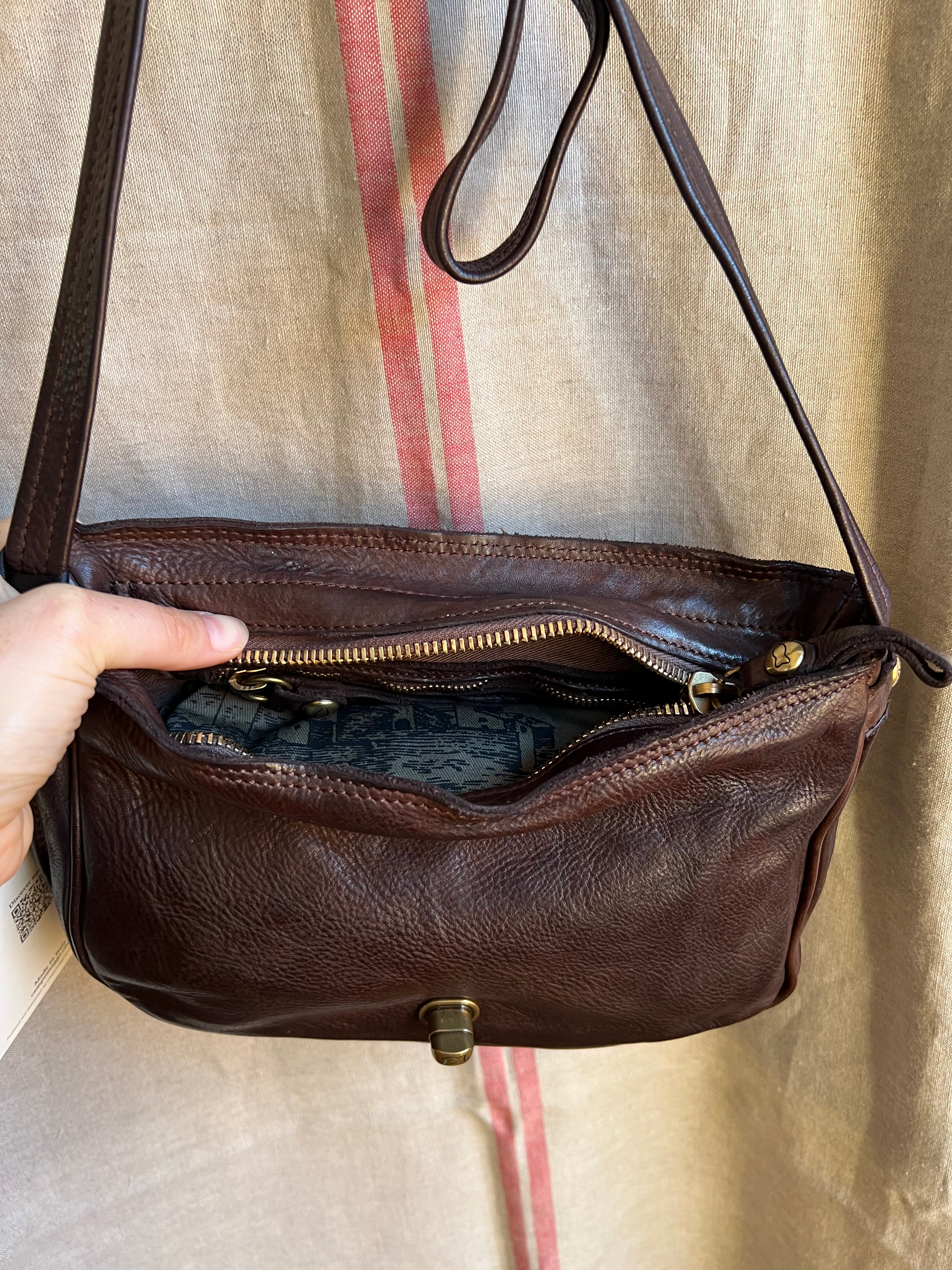 Minimal bag - dark brown