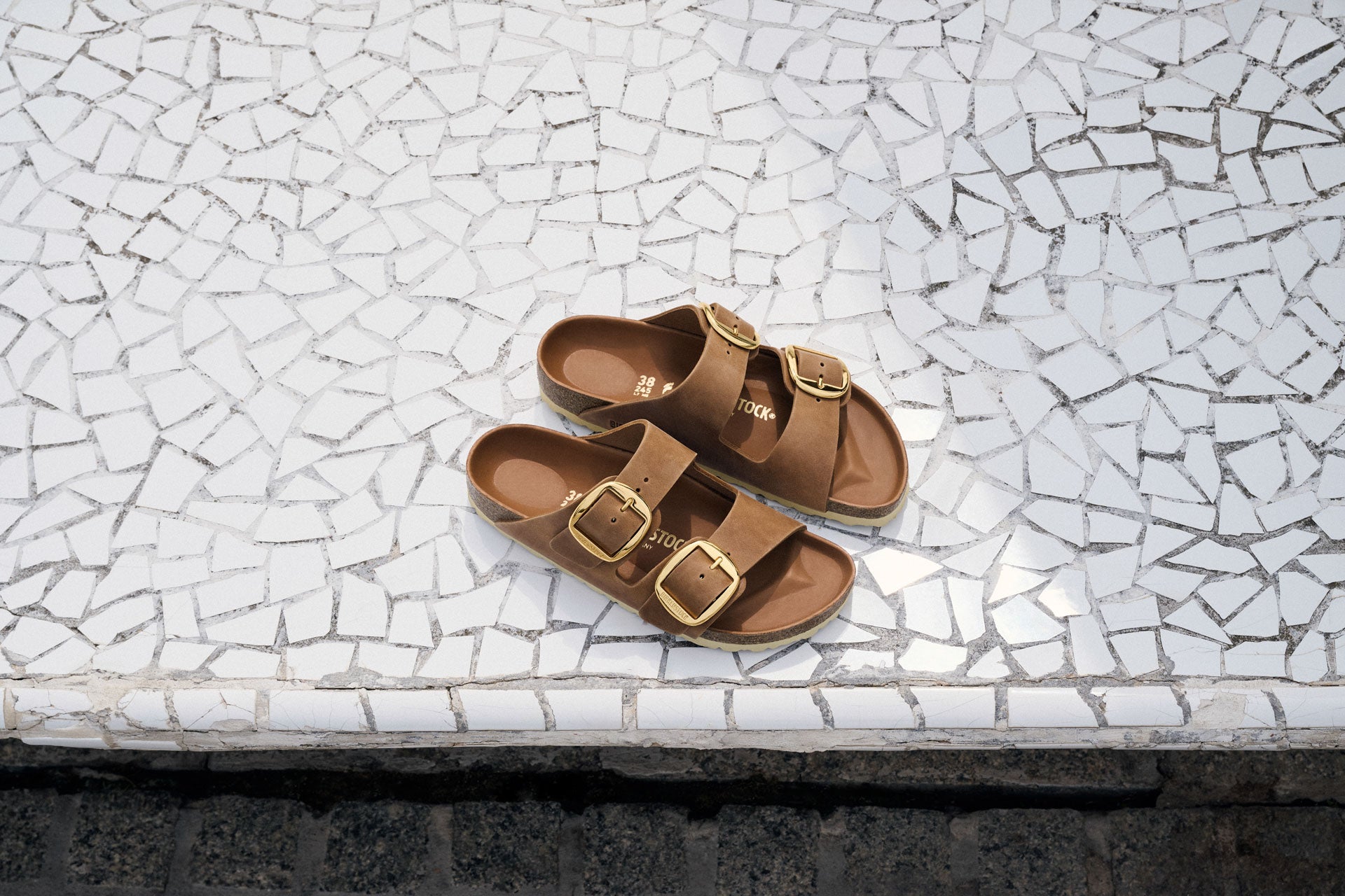 Arizona  Arizona Big Buckle Cognac Oiled Leather