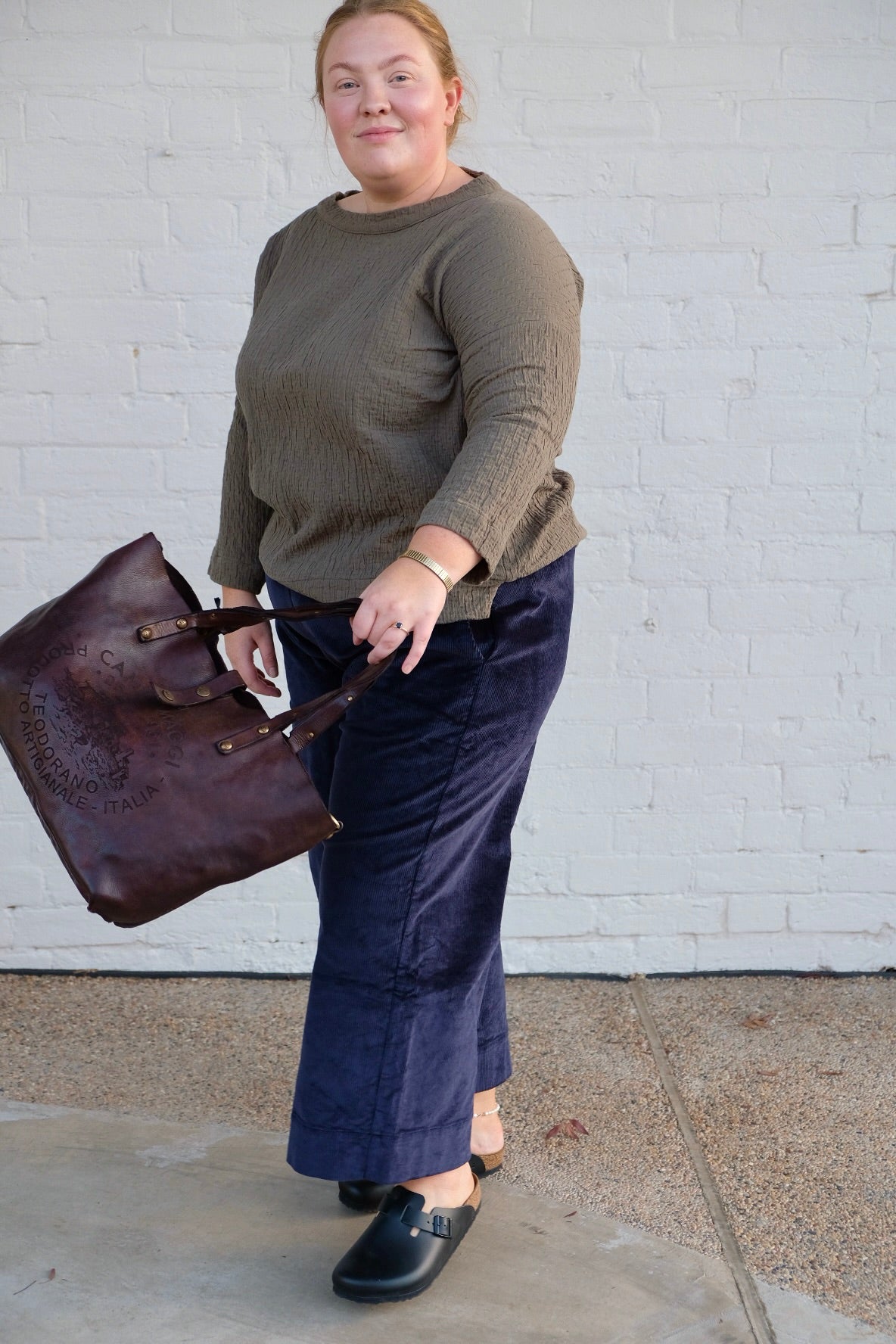 Quilpie Top - Khaki