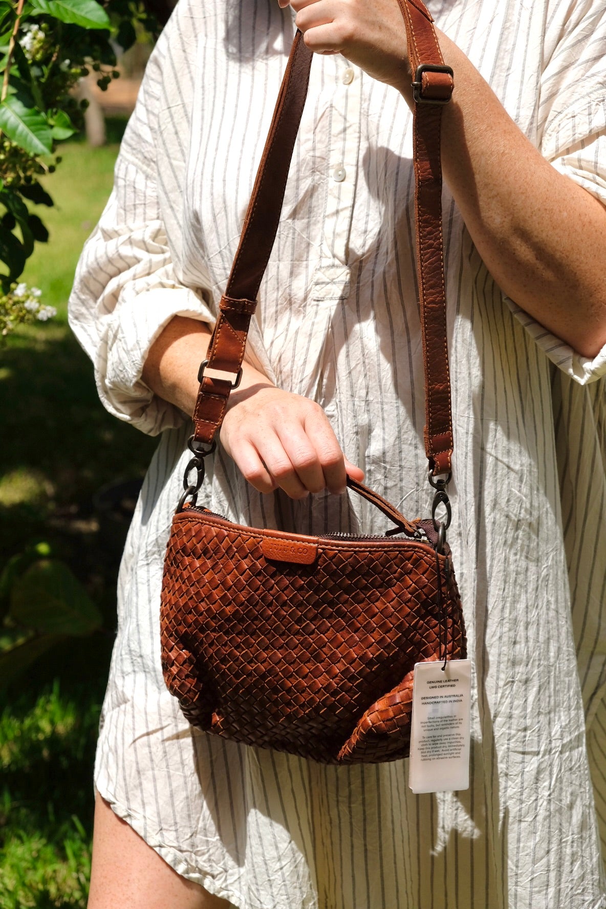 Basque Crossbody Bag - Amber
