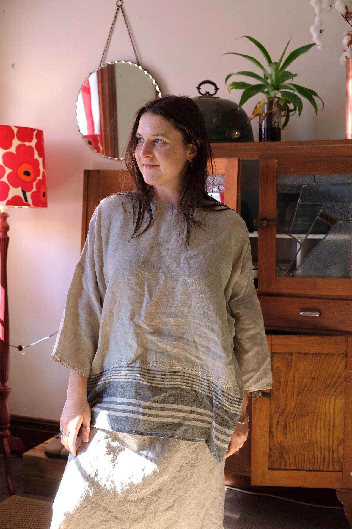 CAMICIA PINTURICCHIO - Tela Moma - Naturale