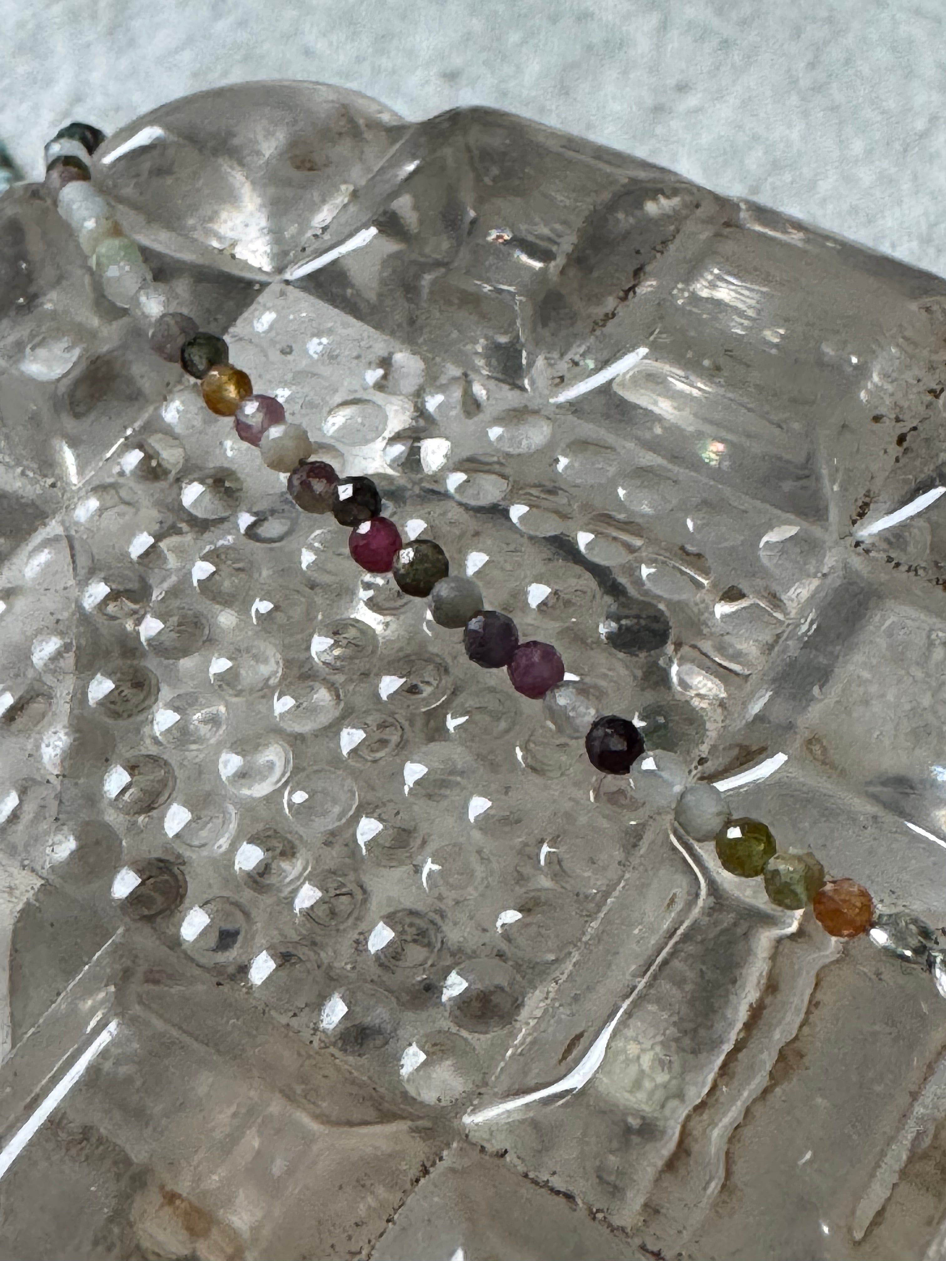 Semi-precious stones bracelet - Ruby Zoisite