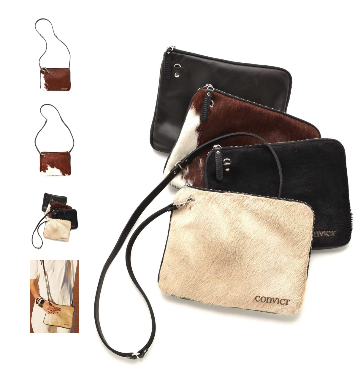 Pre-loved Convict Bags hide bag
