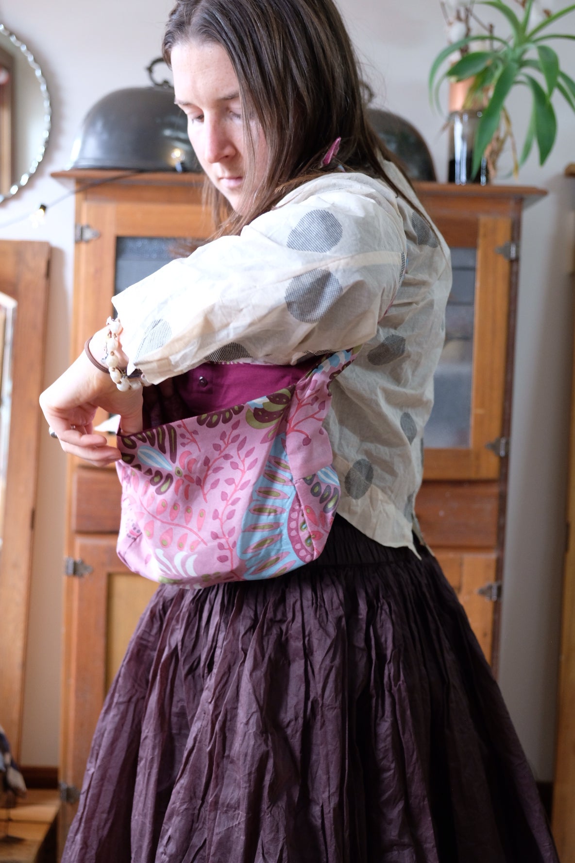 Bobby Bag in Marushka Rose Silk