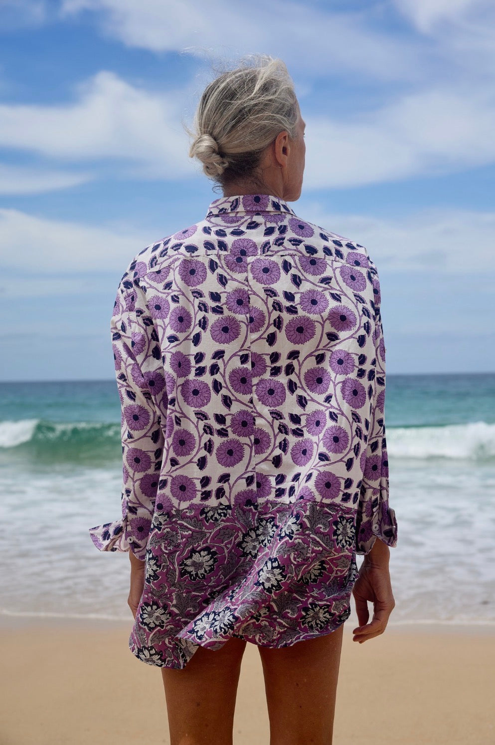 Zahra Cotton Floral Shirt