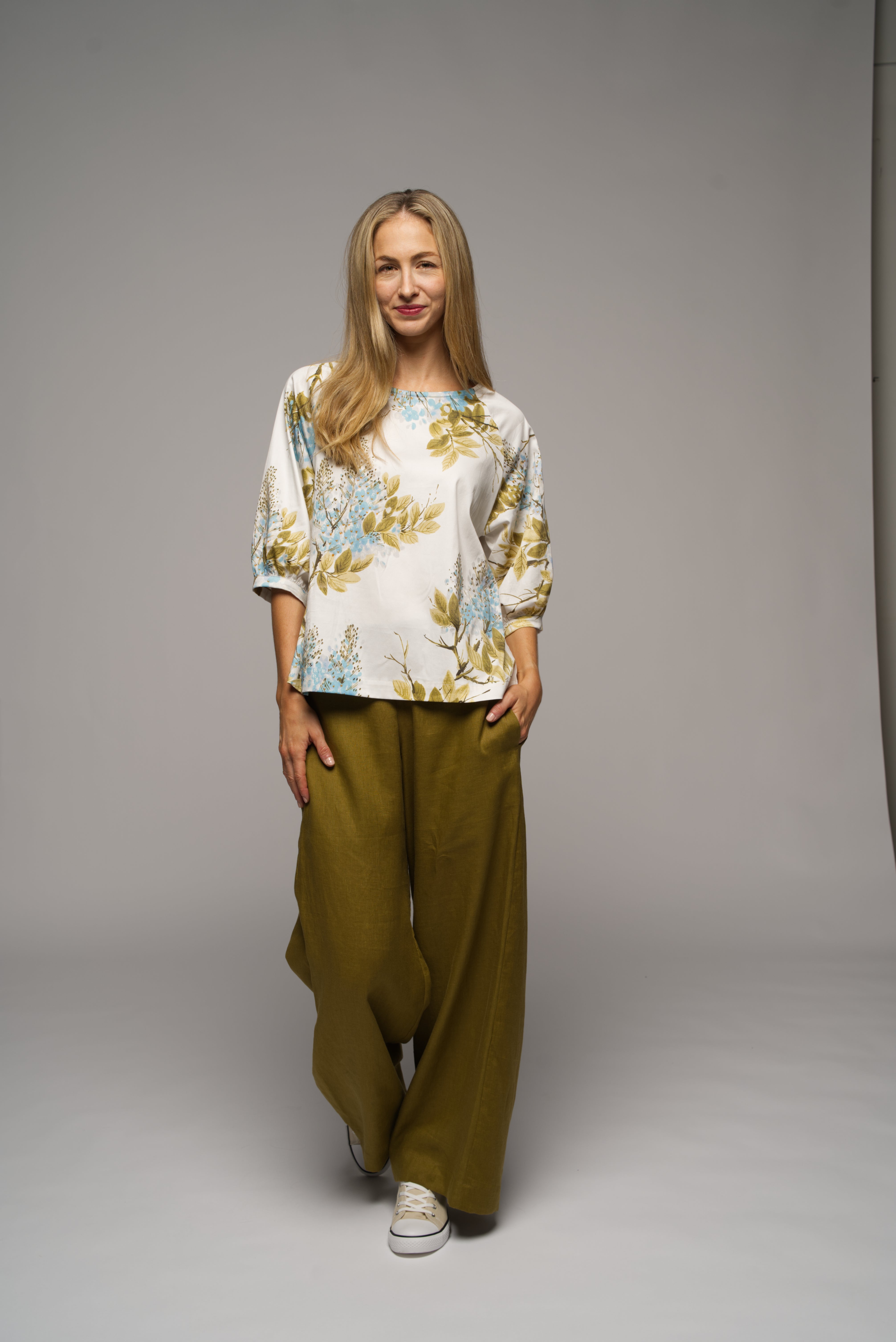 Wisteria Long Sleeve - Cotton Poplin