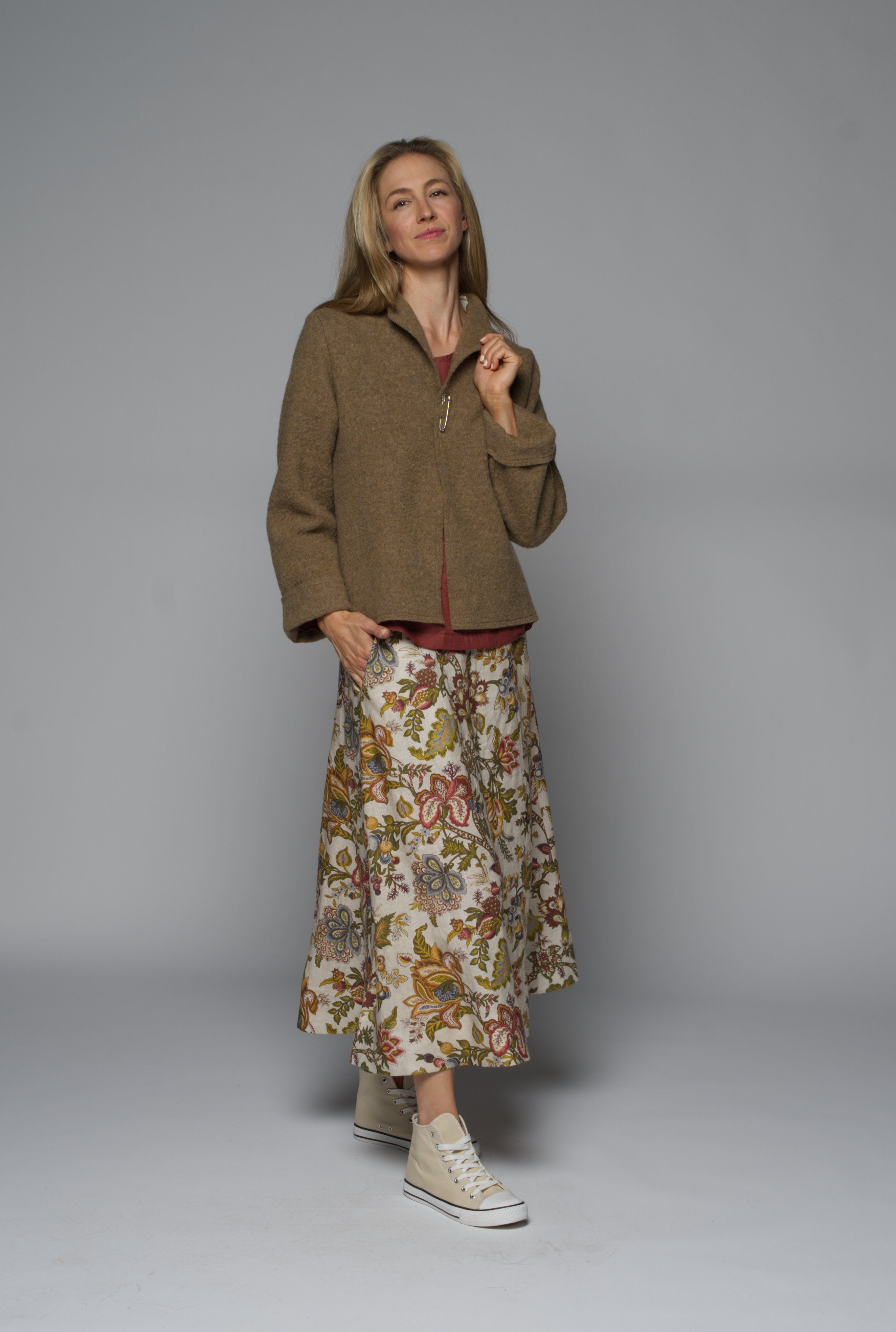 Dulcie wool Jacket - Taupe