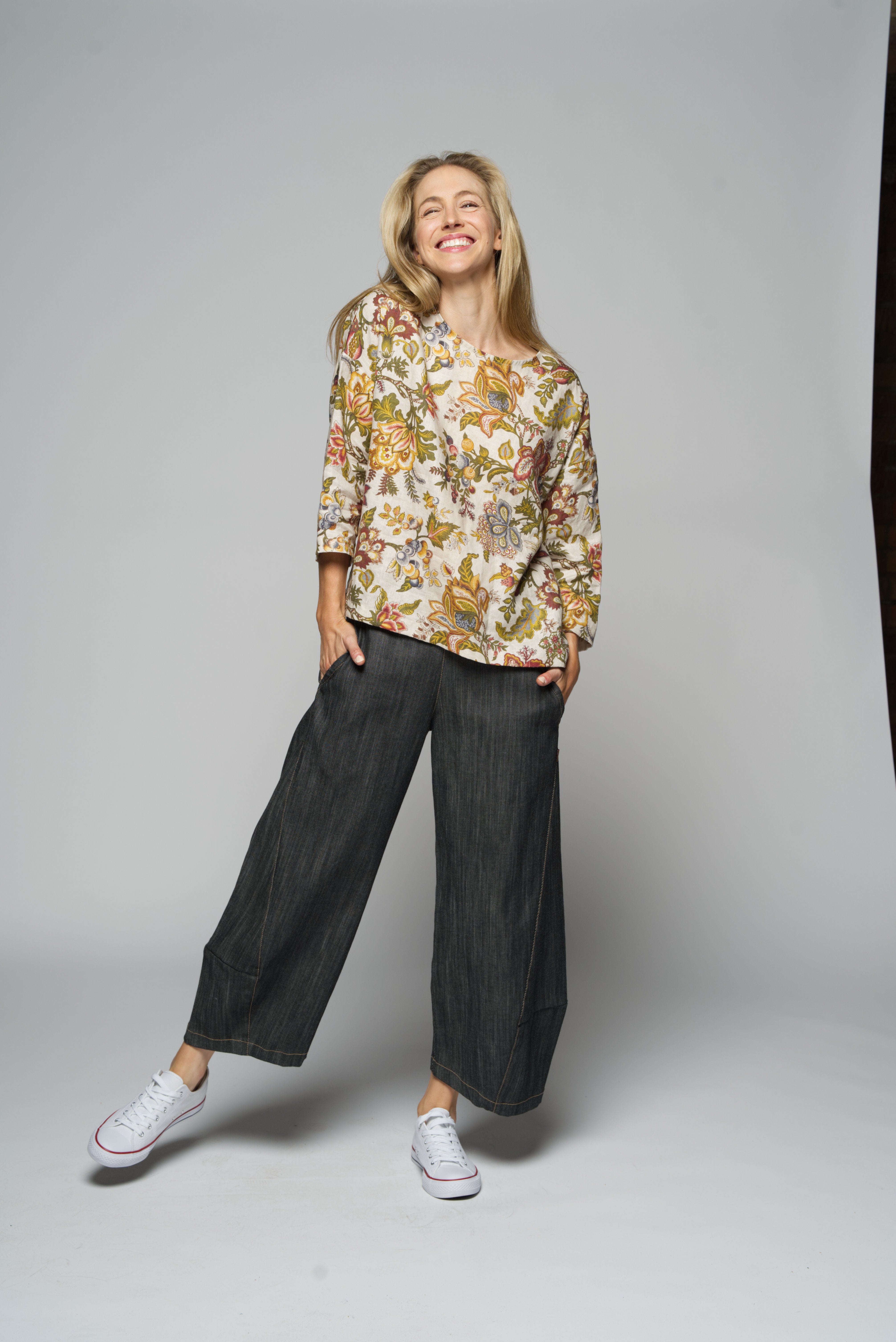 Sanne Pant - Black denim
