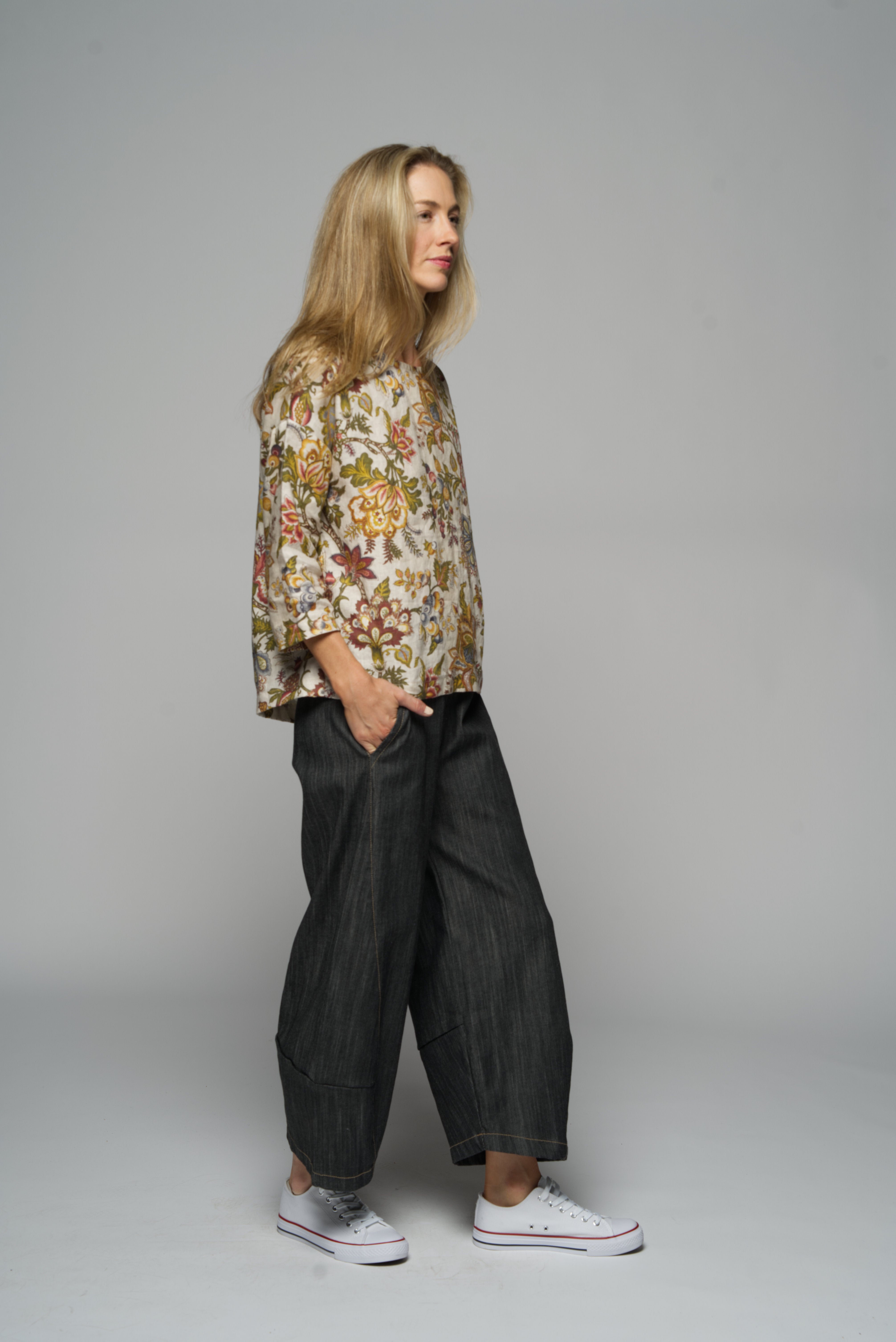 Sanne Pant - Black denim