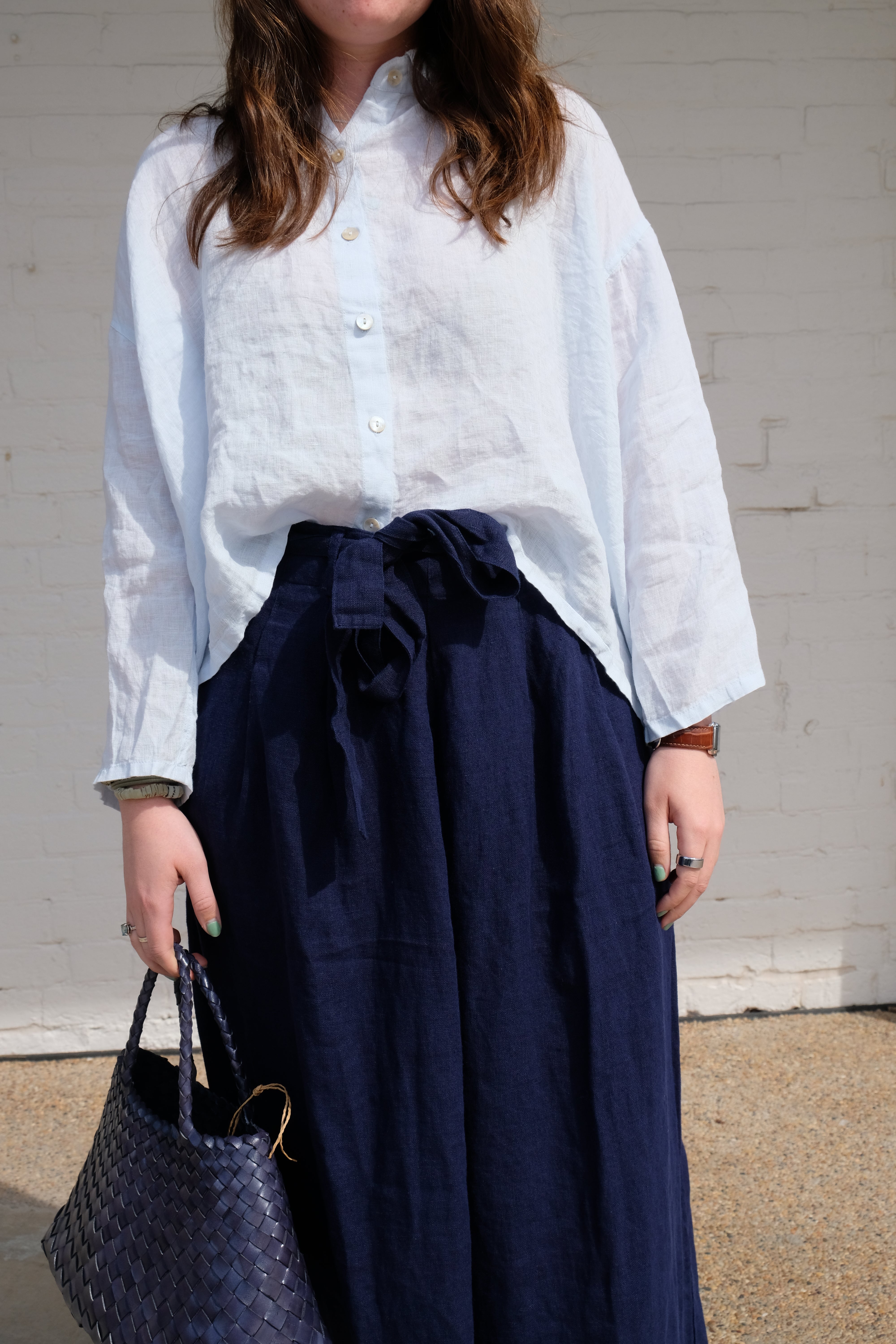 MOYO SHIRT - LINEN - ice
