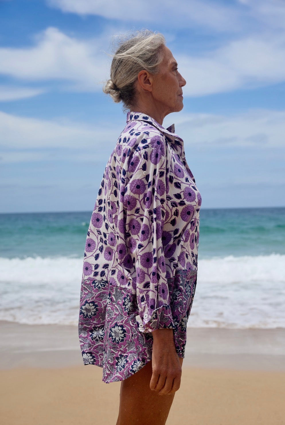 Zahra Cotton Floral Shirt