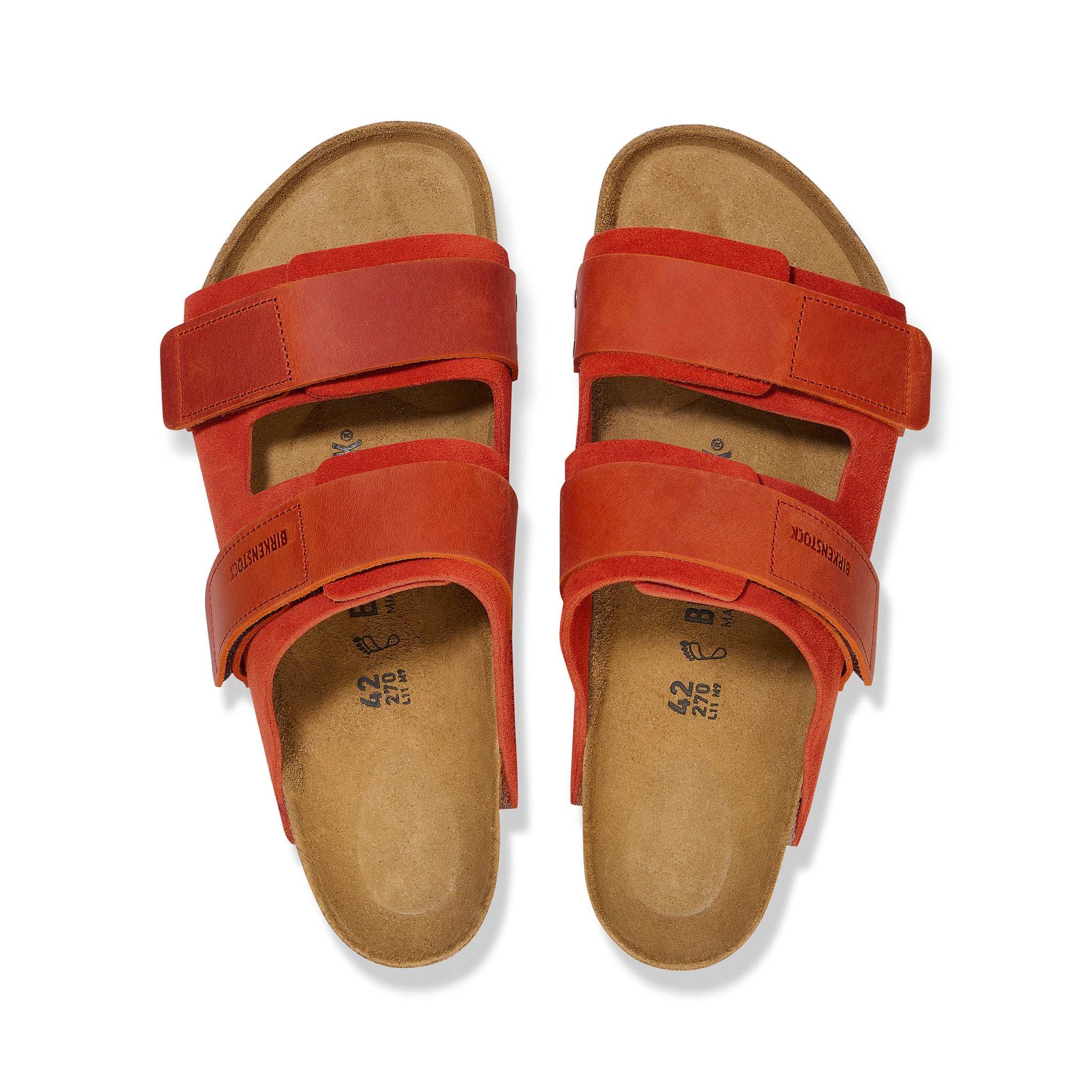Uji Rust Brown Suede Leather