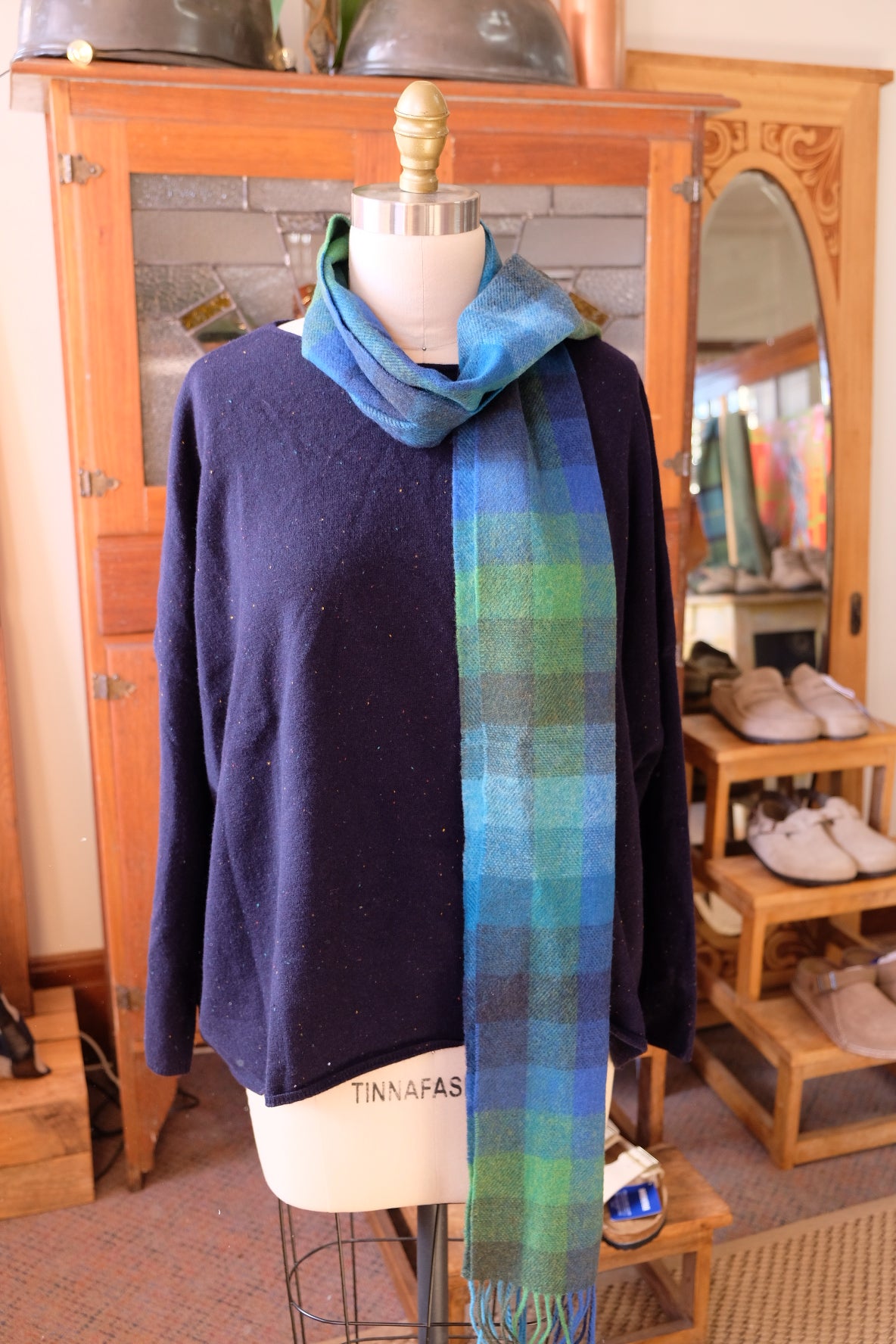 Olivia Lambswool Jumper - Navy Melange