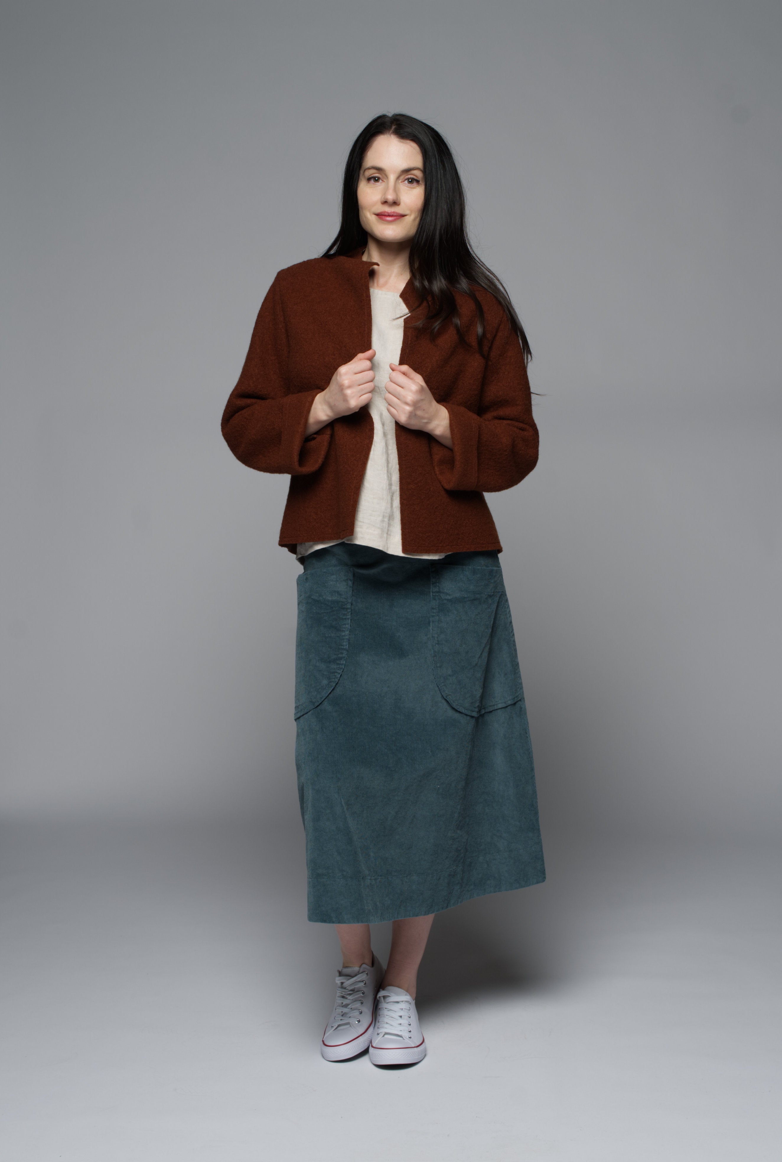 Prada cord skirt - Slate