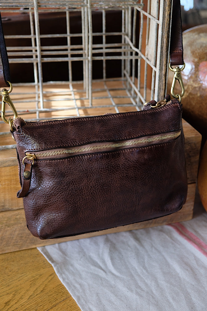 Leto Shoulder Bag - Dark Brown