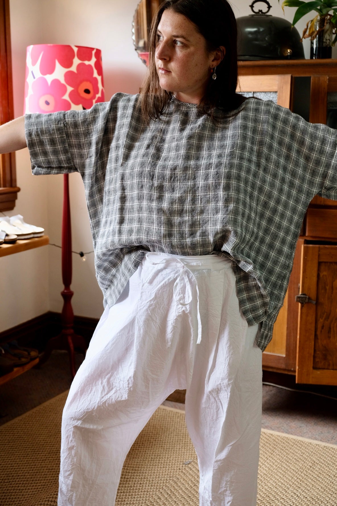 UMA PANT - COTTON TWILL White