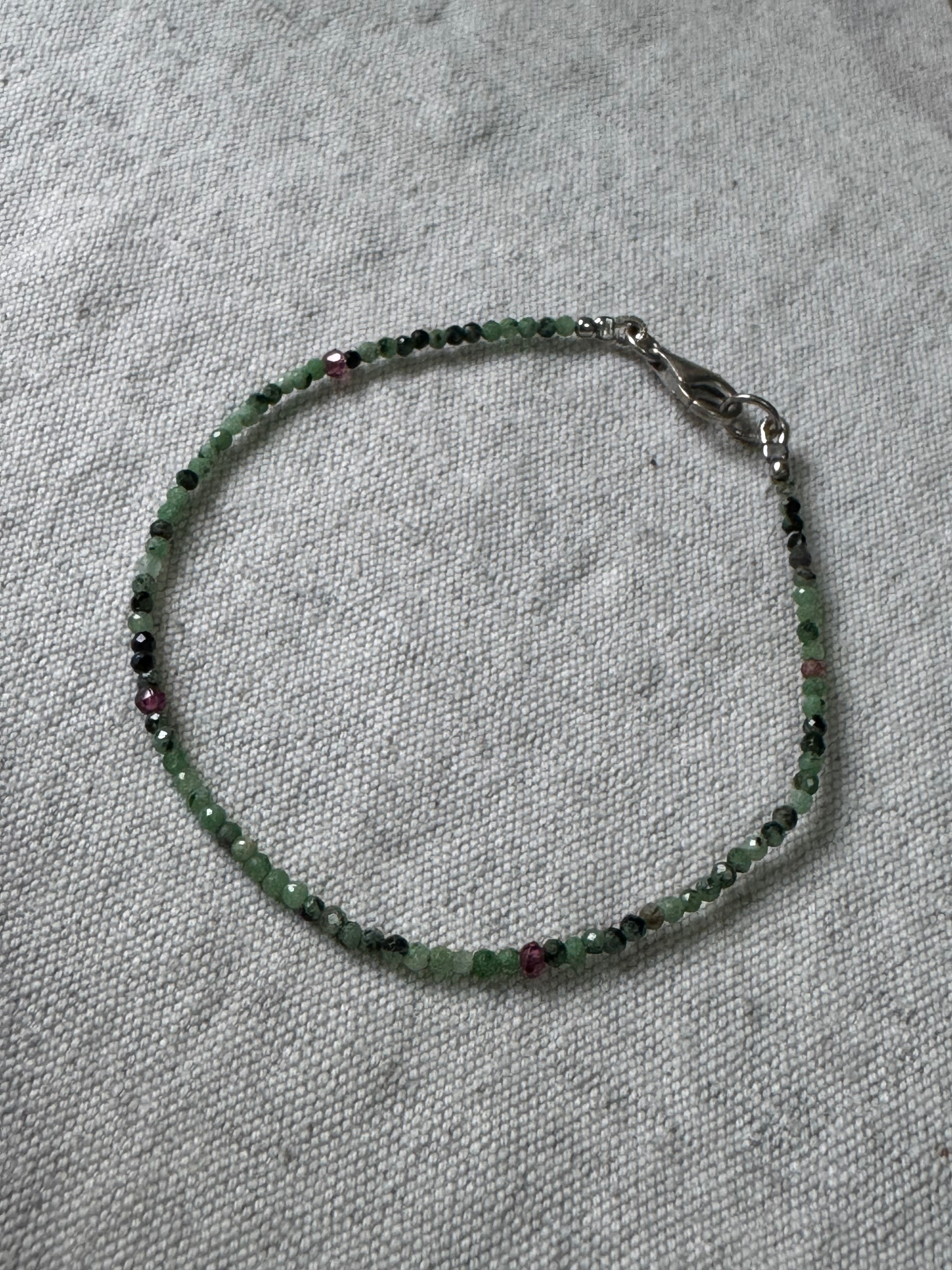 Semi-precious stones bracelet - amazonite greens