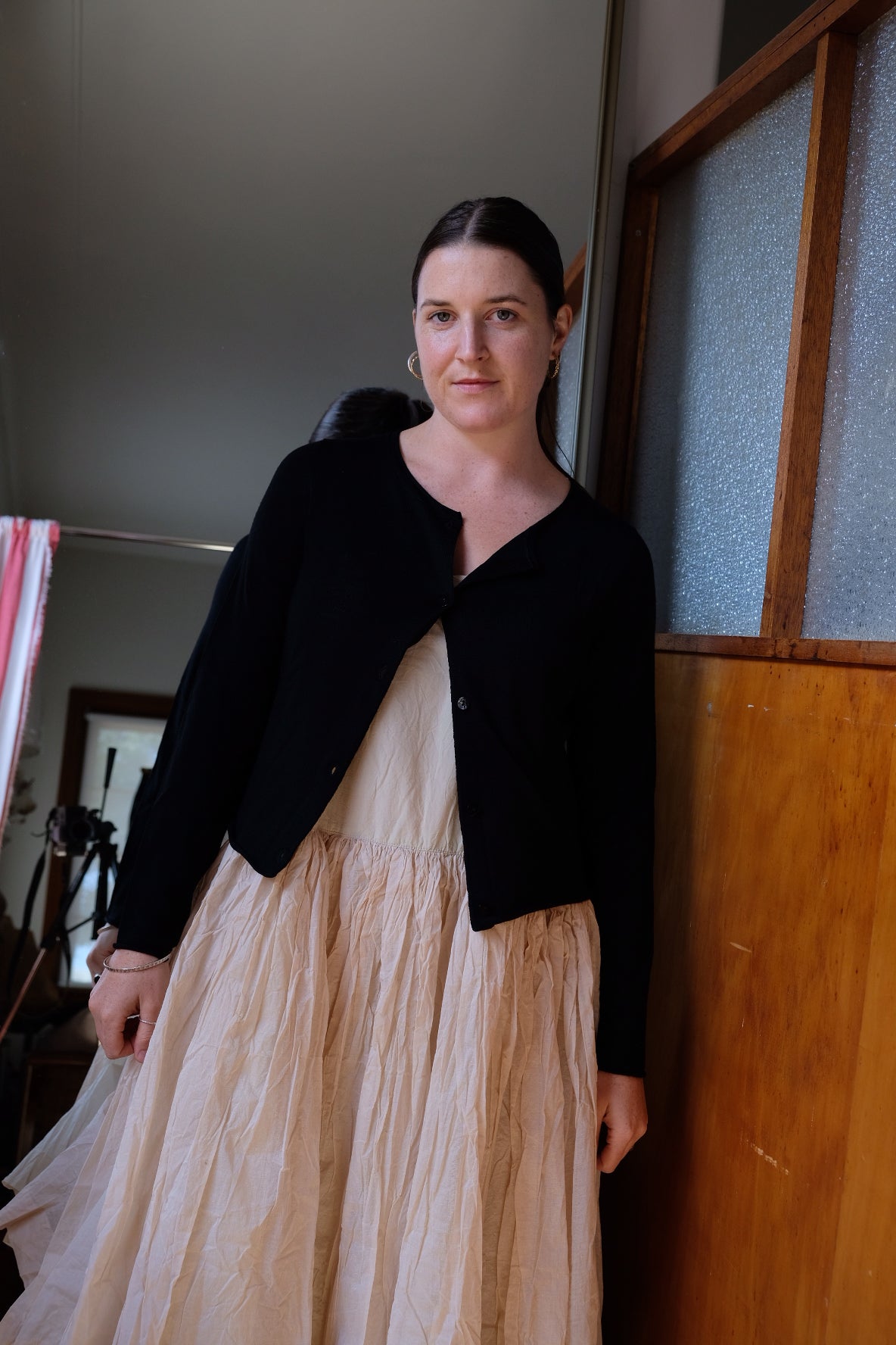 Grace Wool Cardigan - Black