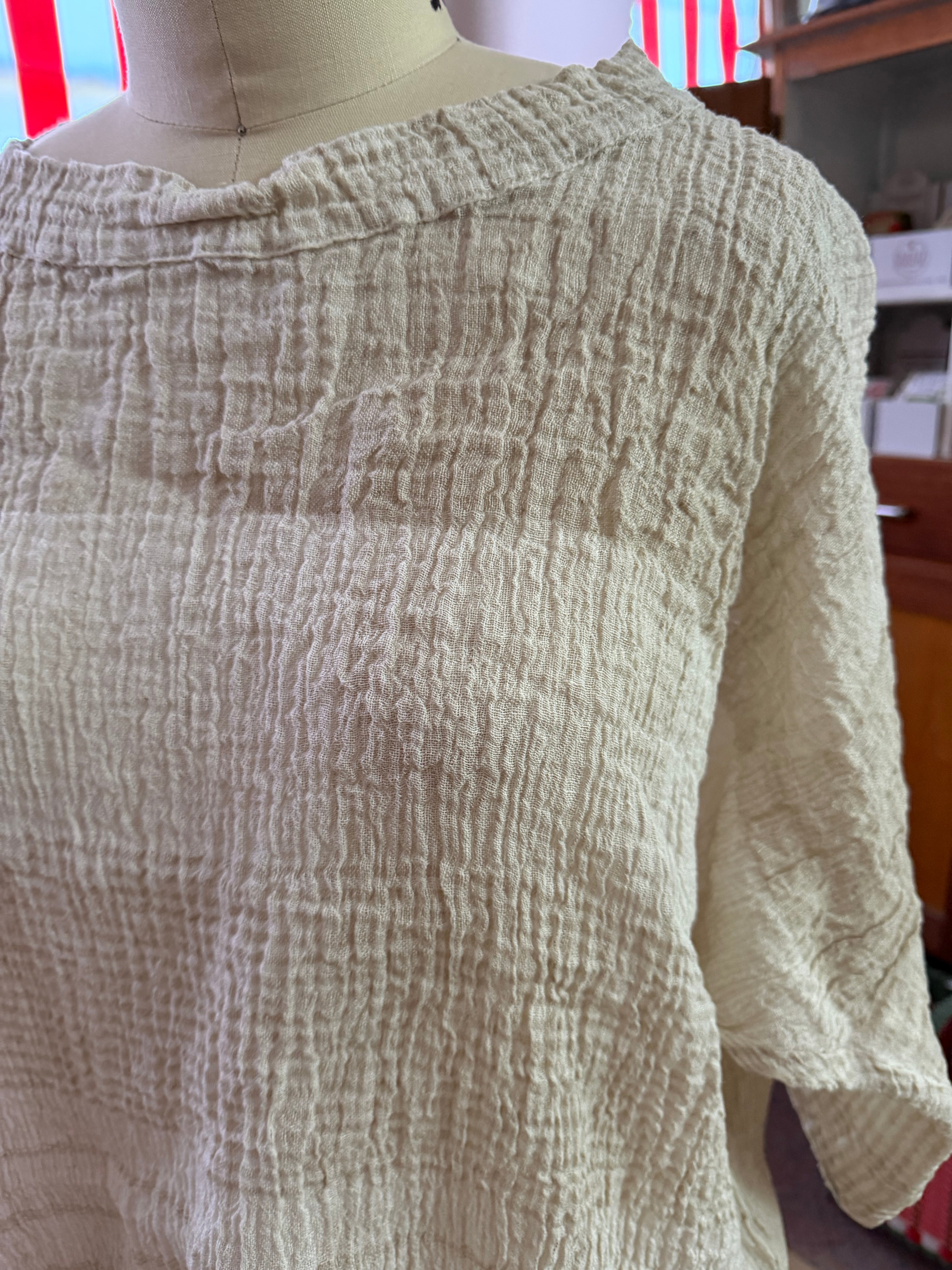 Matilda - natural gauze linen