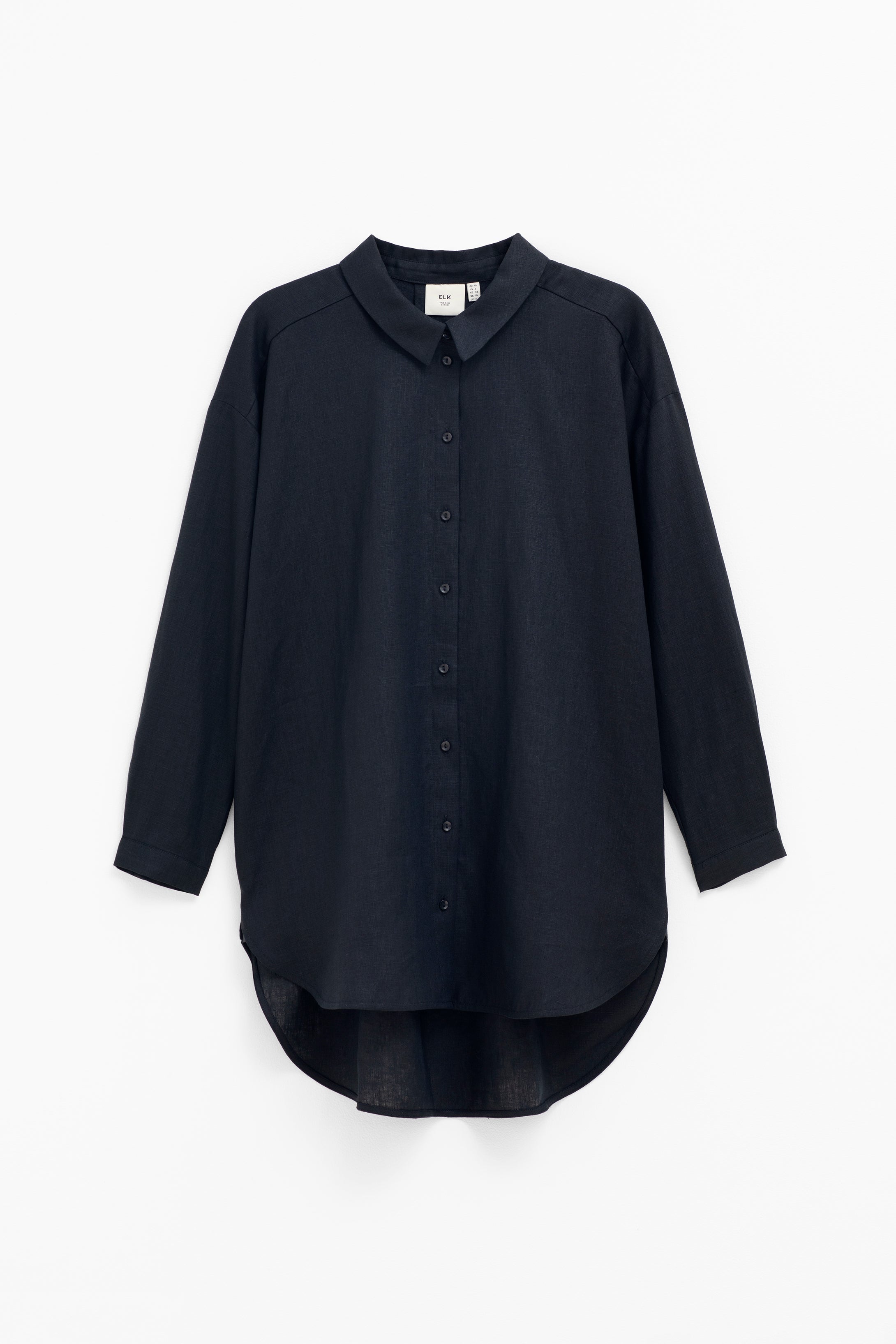 Pre-loved Yenna black linen shirt