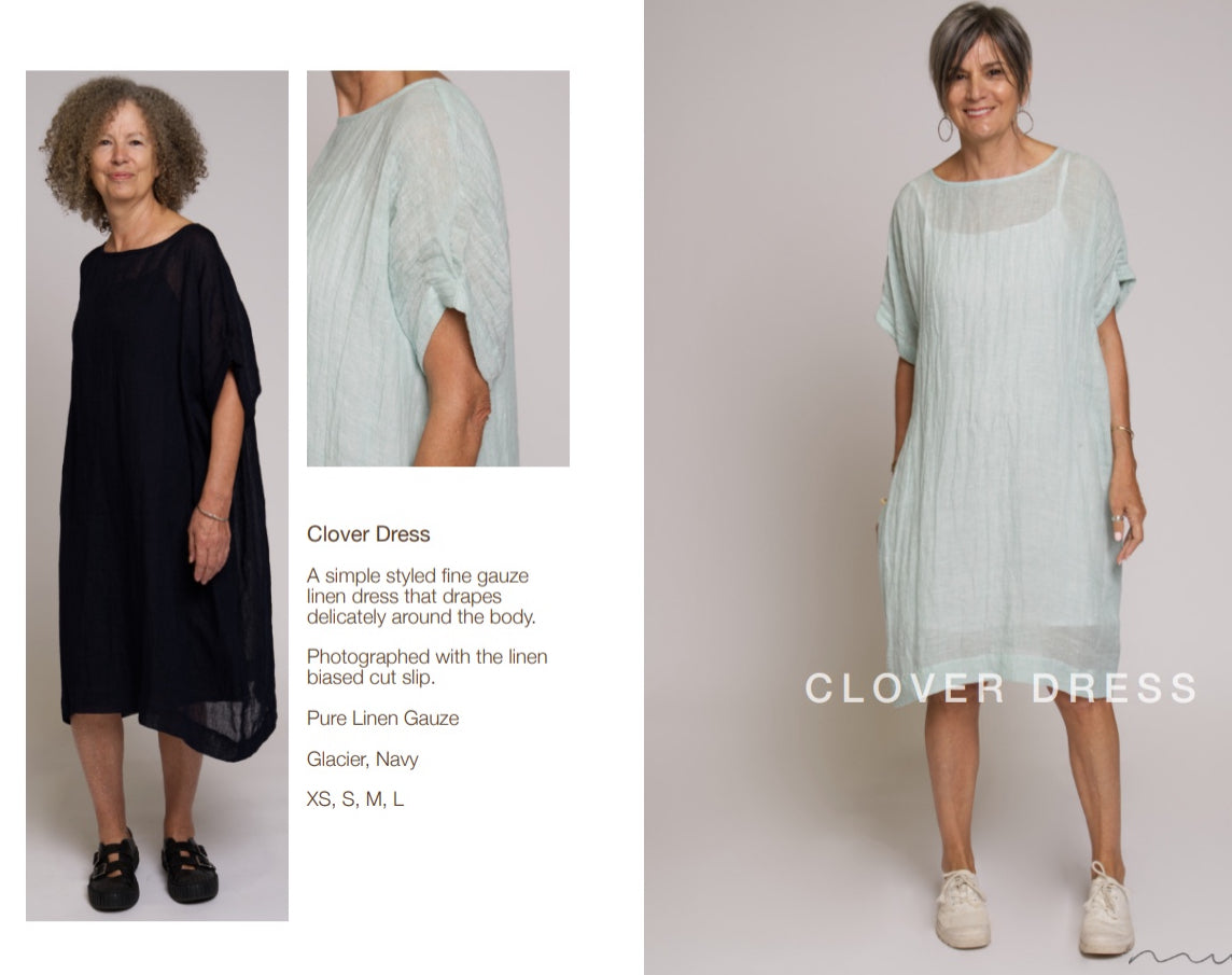 Clover Dress - Navy
