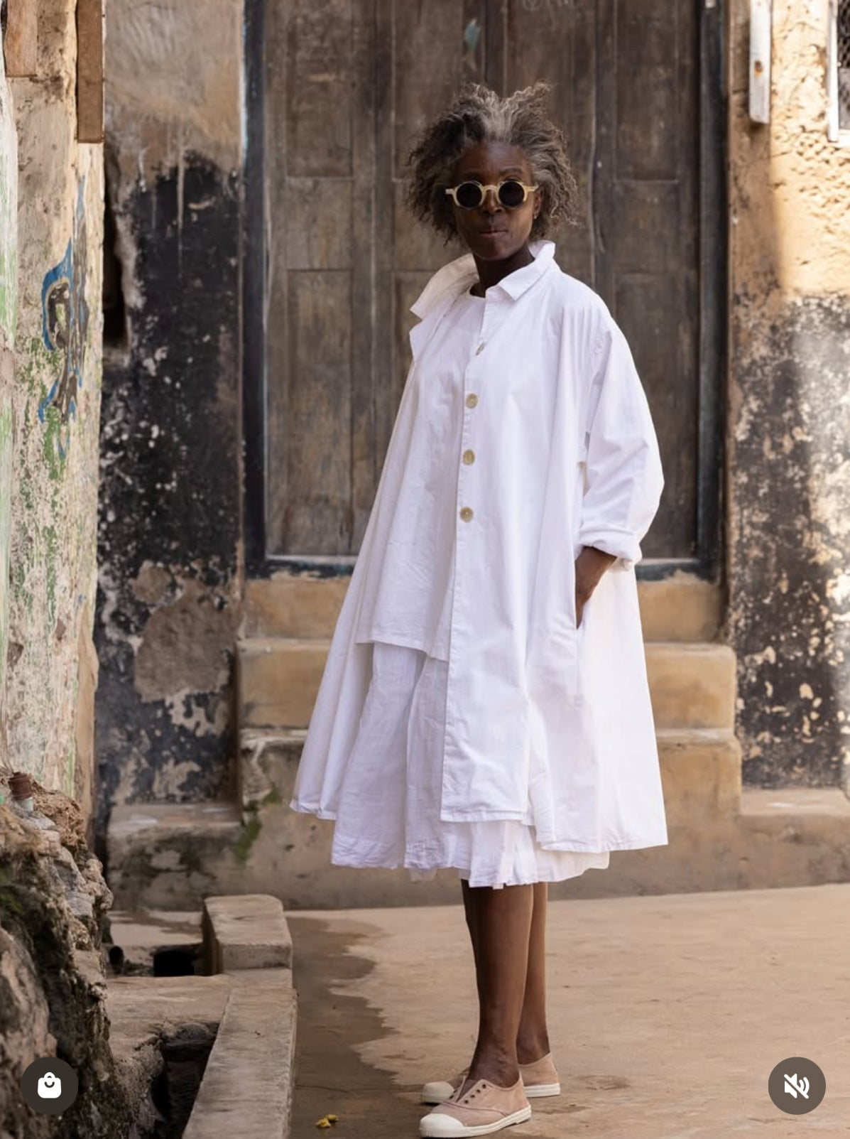 Matisse Long Coat - White
