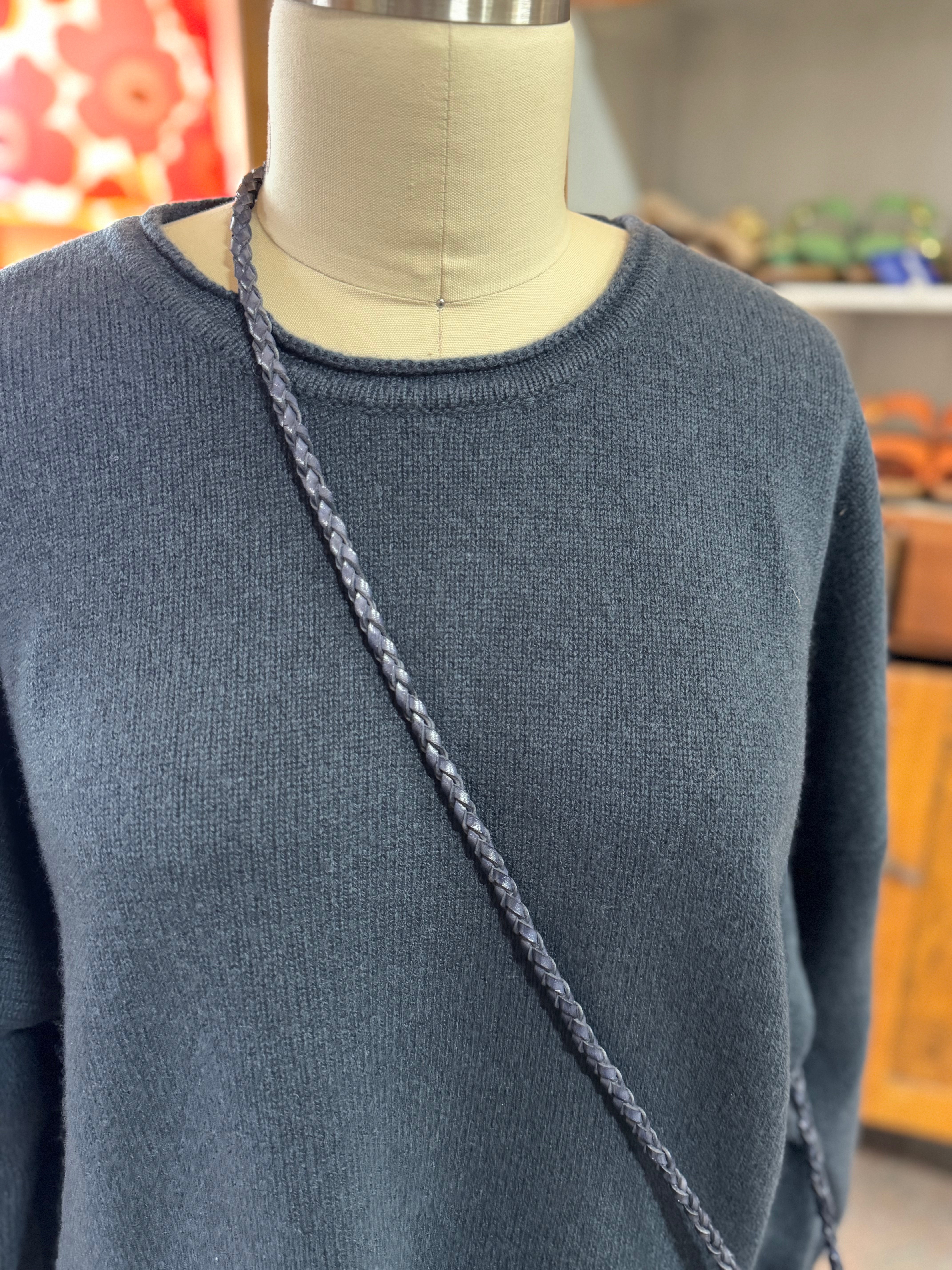 Lambswool Jumper - Indigo