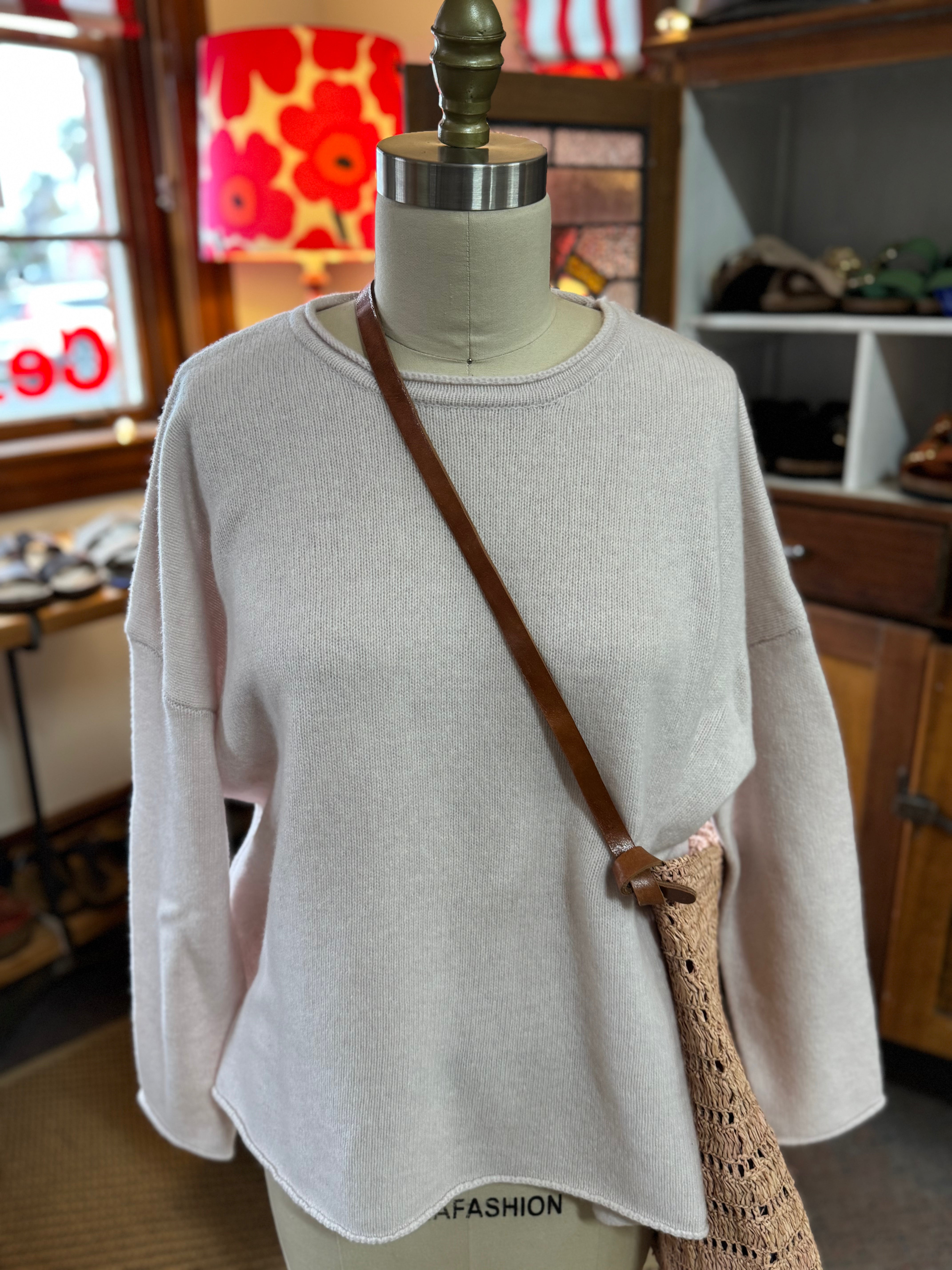 Lambswool Jumper - Rose