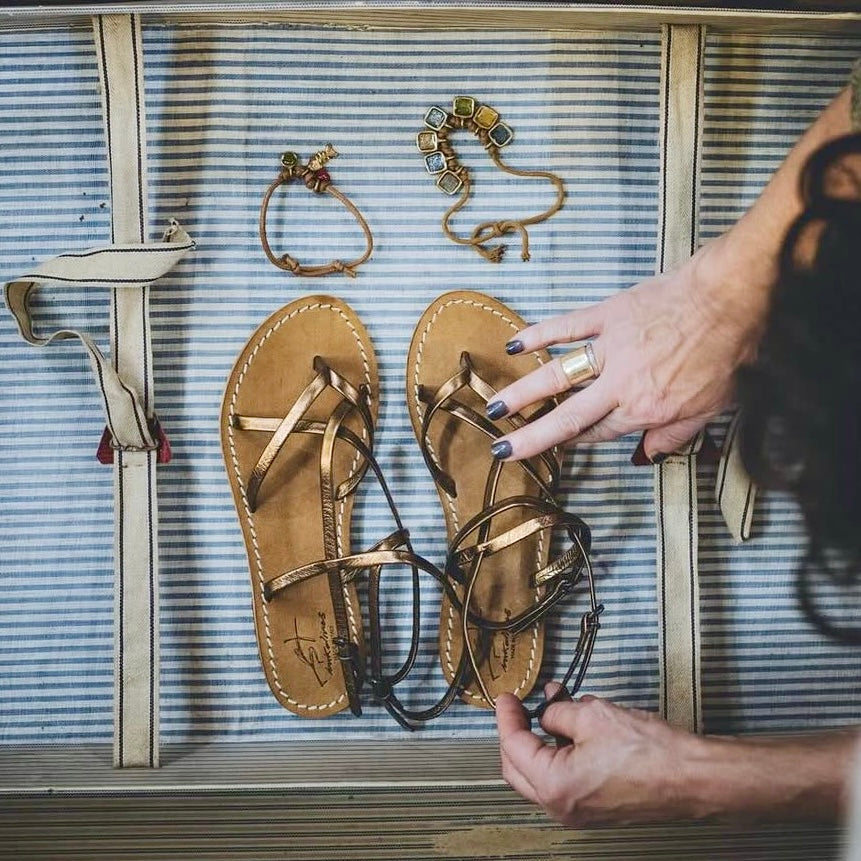 MAYA SANDALS - Bronze
