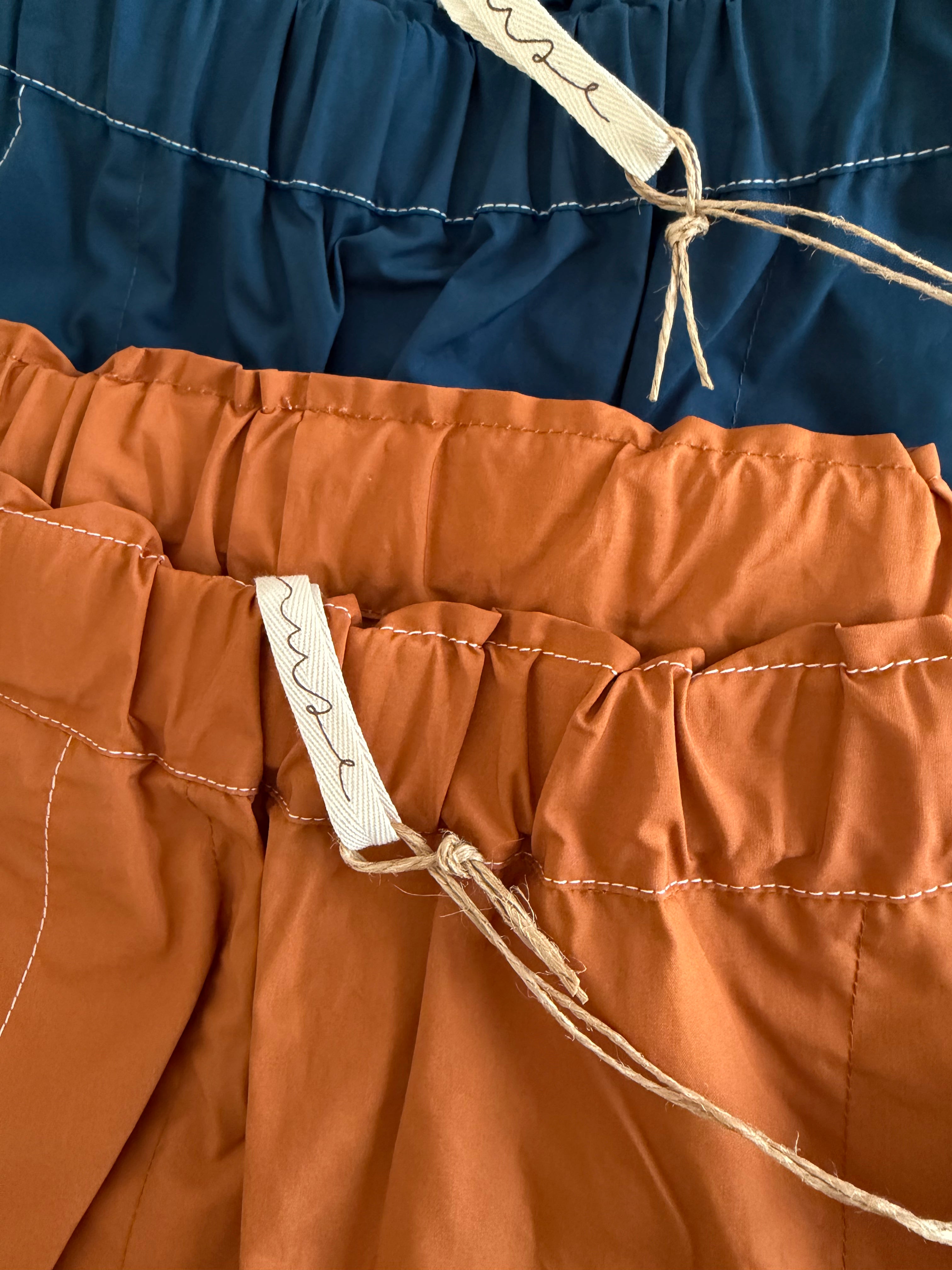 Kaari cotton Skirt - Rust