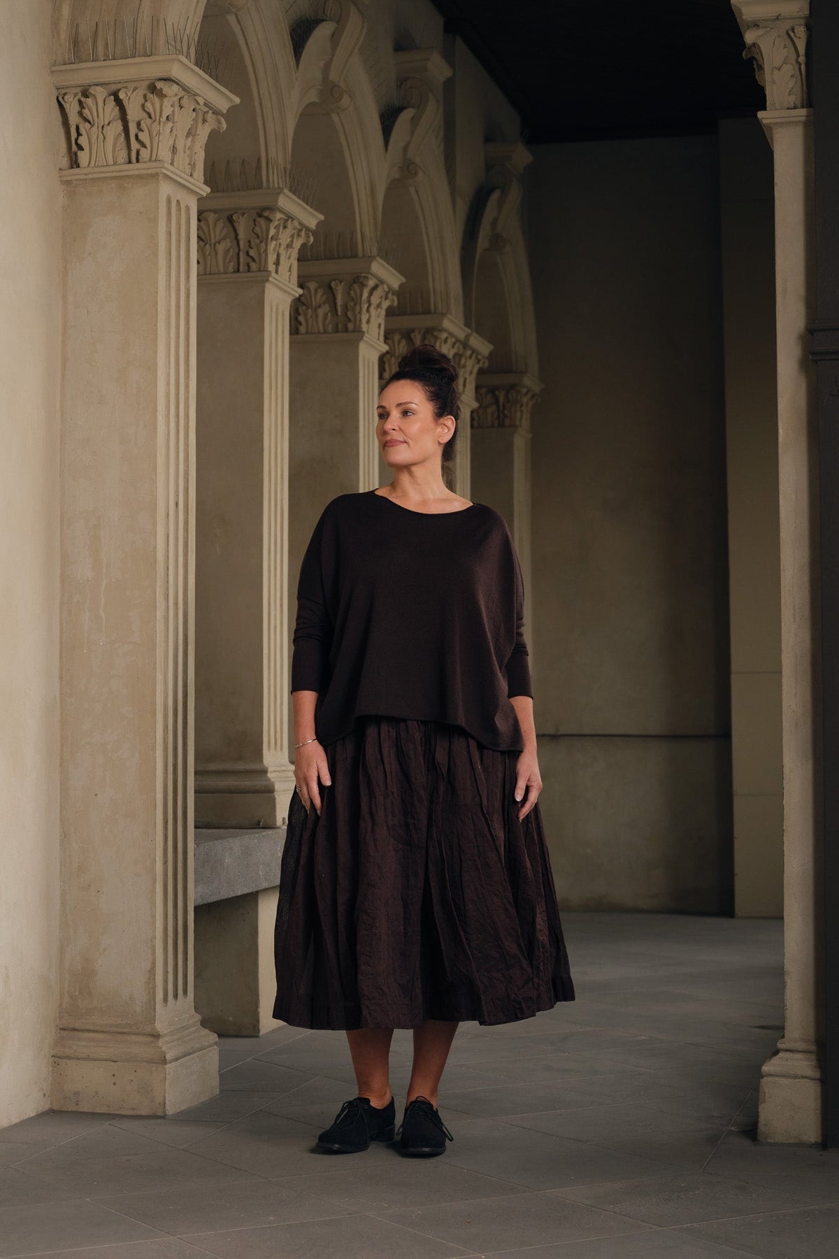 Emi Wool Jumper - chocolate