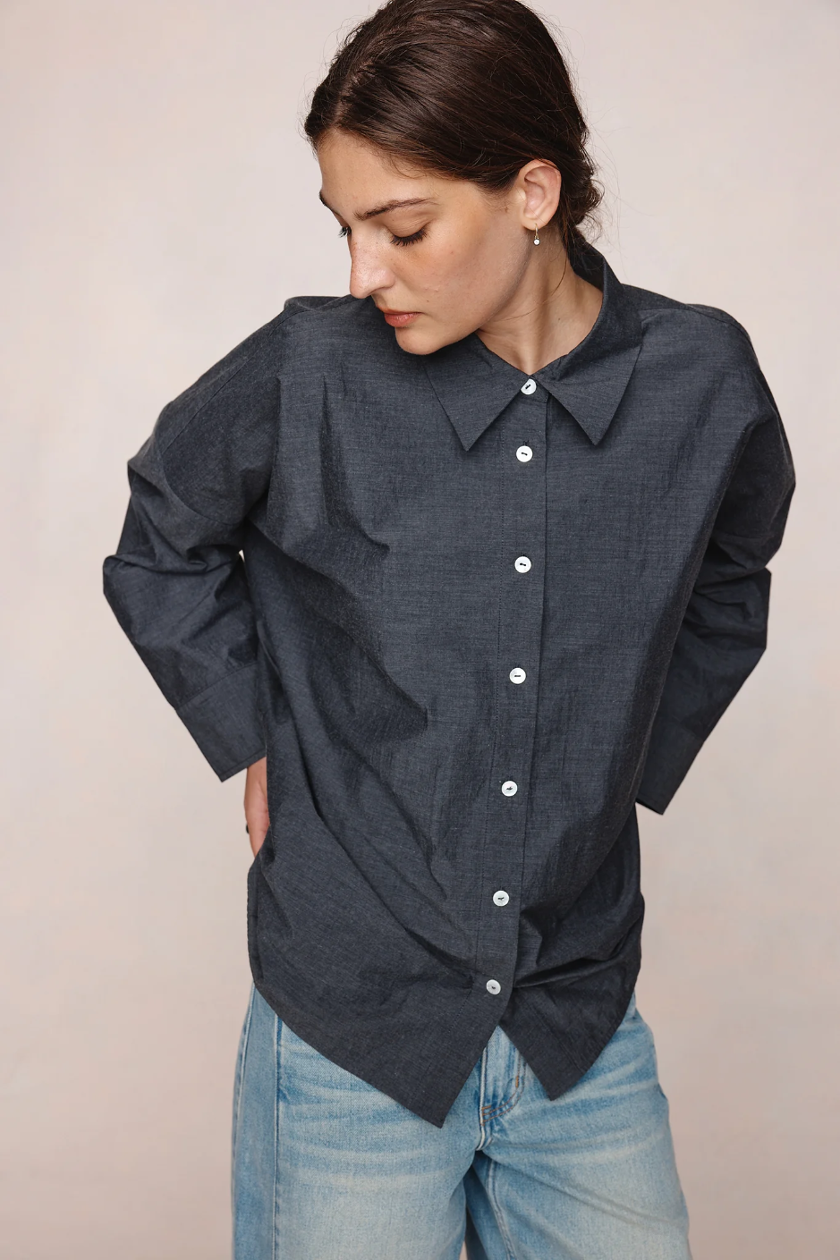 Edie Shirt - Charcoal