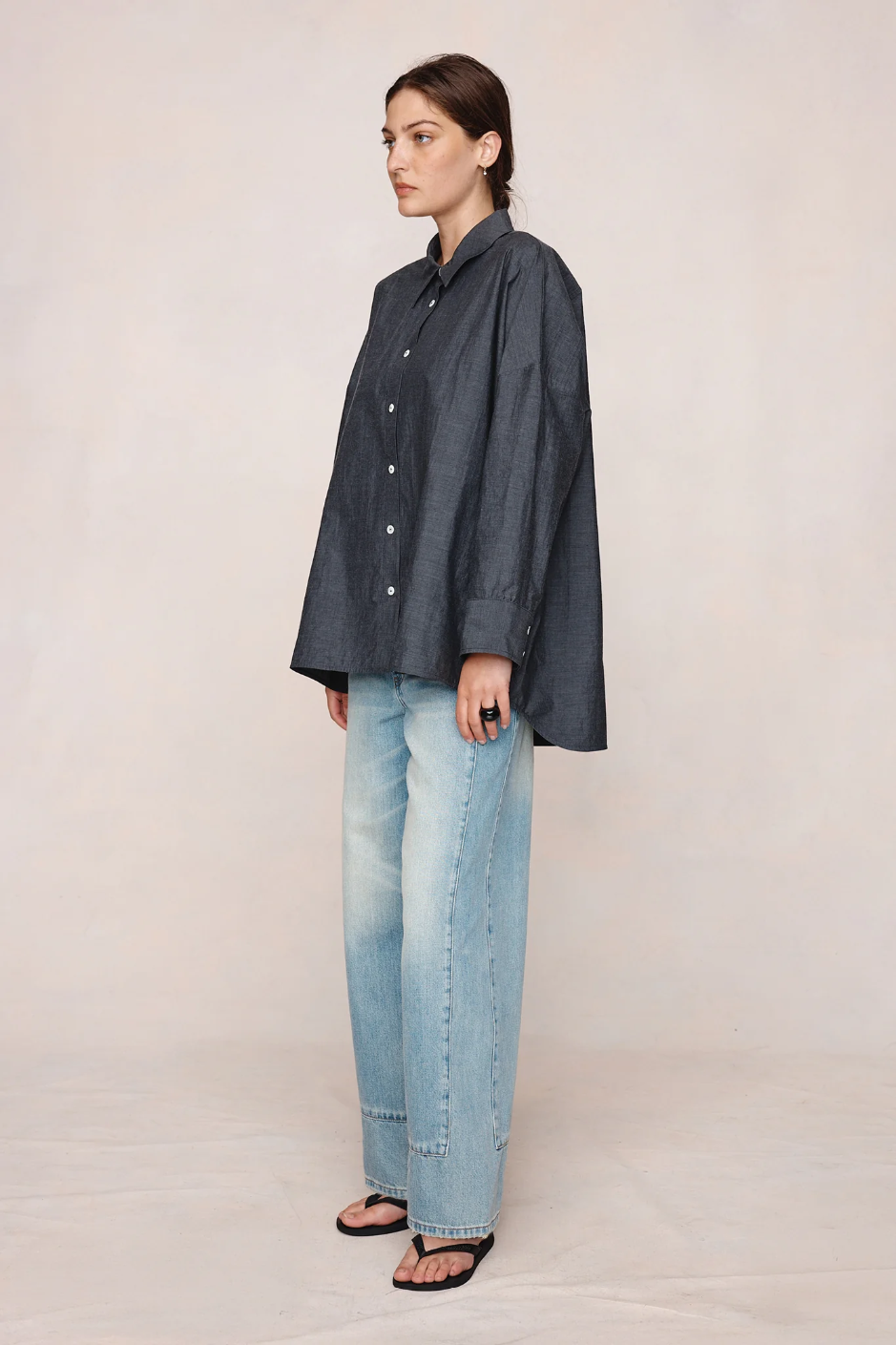 Edie Shirt - Charcoal